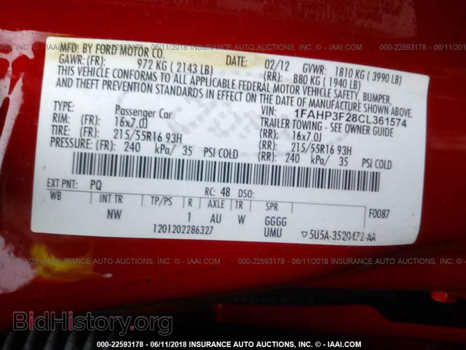 2012 Ford Focus - VIN: 1FAHP3F28CL361574 - Photo 9