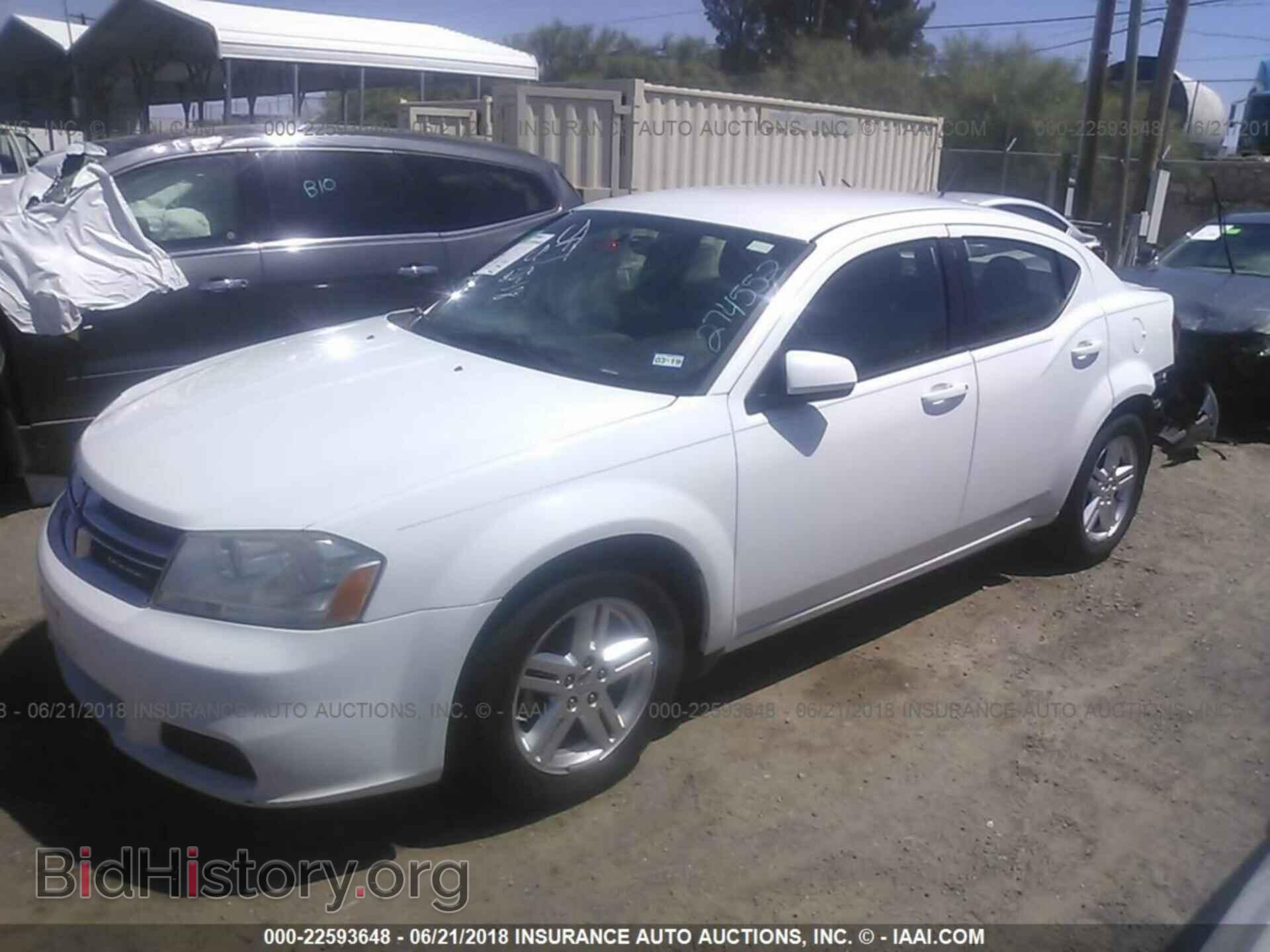 2012 Dodge Avenger - VIN: 1C3CDZCB5CN274552 - Фото 2