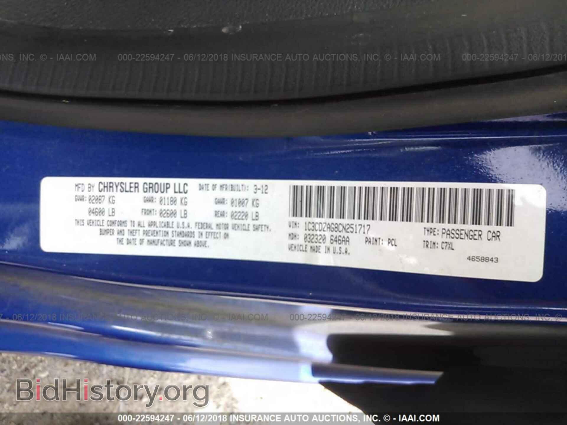 2012 Dodge Avenger - VIN: 1C3CDZAG8CN251717 - Photo 9