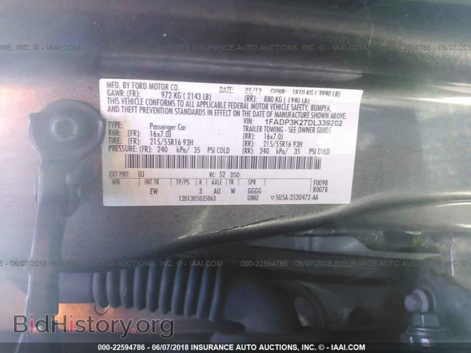 2013 Ford Focus - VIN: 1FADP3K27DL339202 - Photo 9