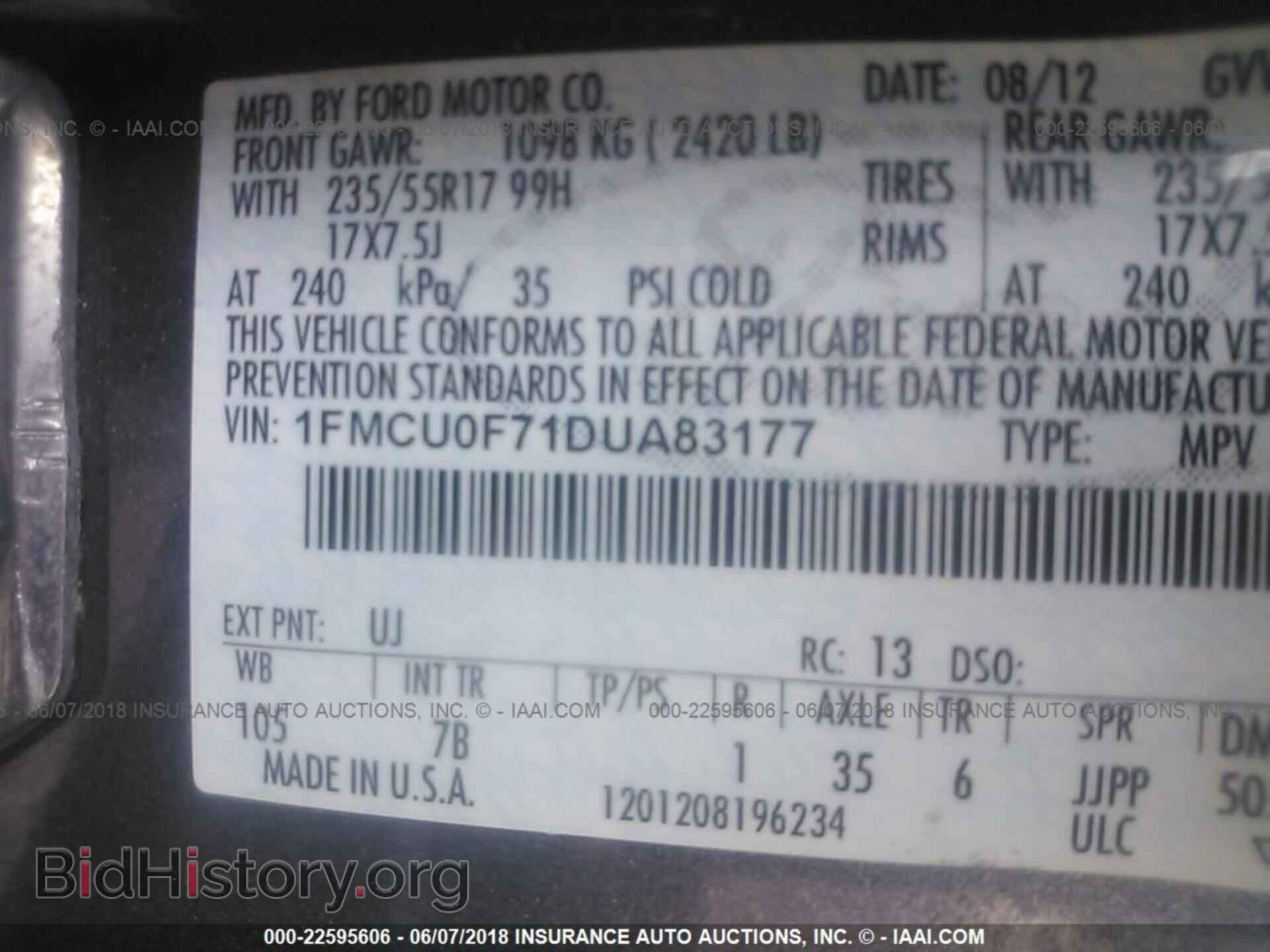 2013 Ford Escape - VIN: 1FMCU0F71DUA83177 - Photo 9