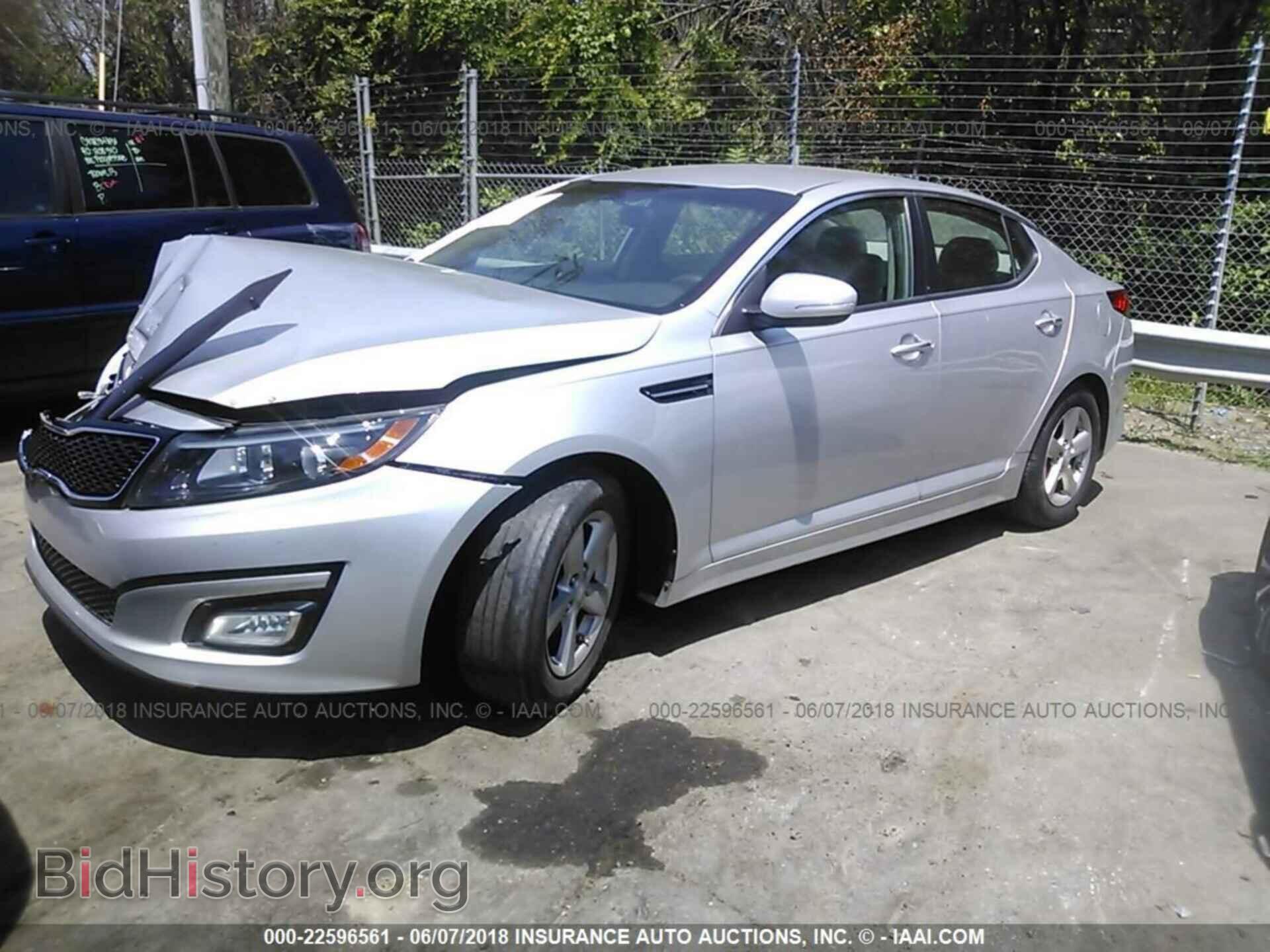 2015 Kia Optima - VIN: 5XXGM4A79FG457614 - Фото 2