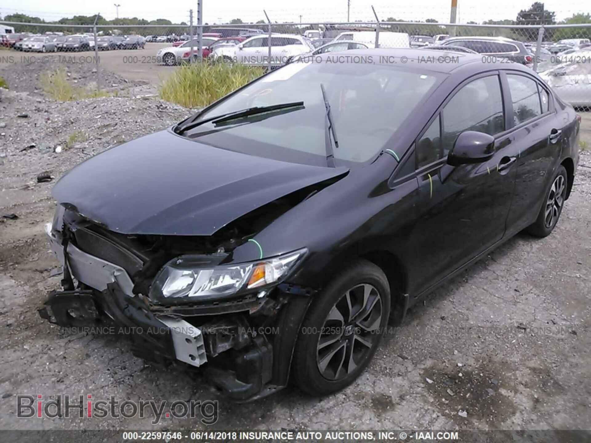2013 Honda Civic - VIN: 19XFB2F83DE074247 - Фото 2
