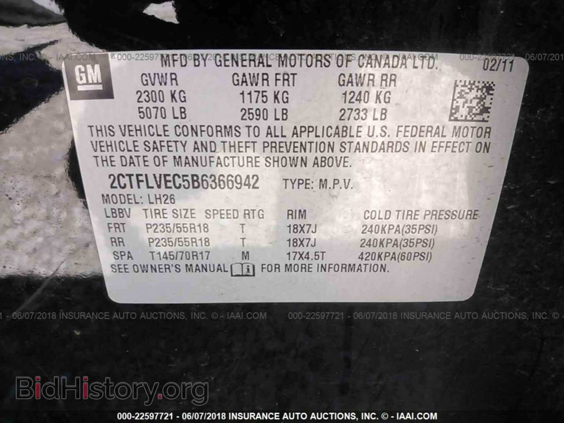 2011 Gmc Terrain - VIN: 2CTFLVEC5B6366942 - Photo 9