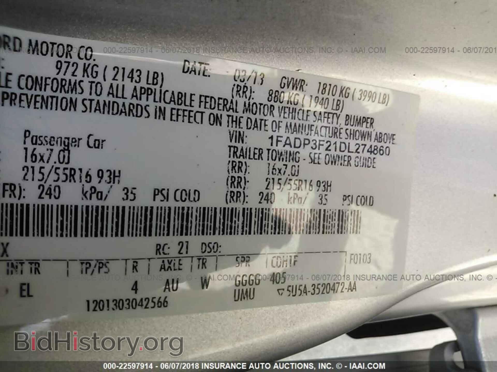 2013 Ford Focus - VIN: 1FADP3F21DL274860 - Photo 9