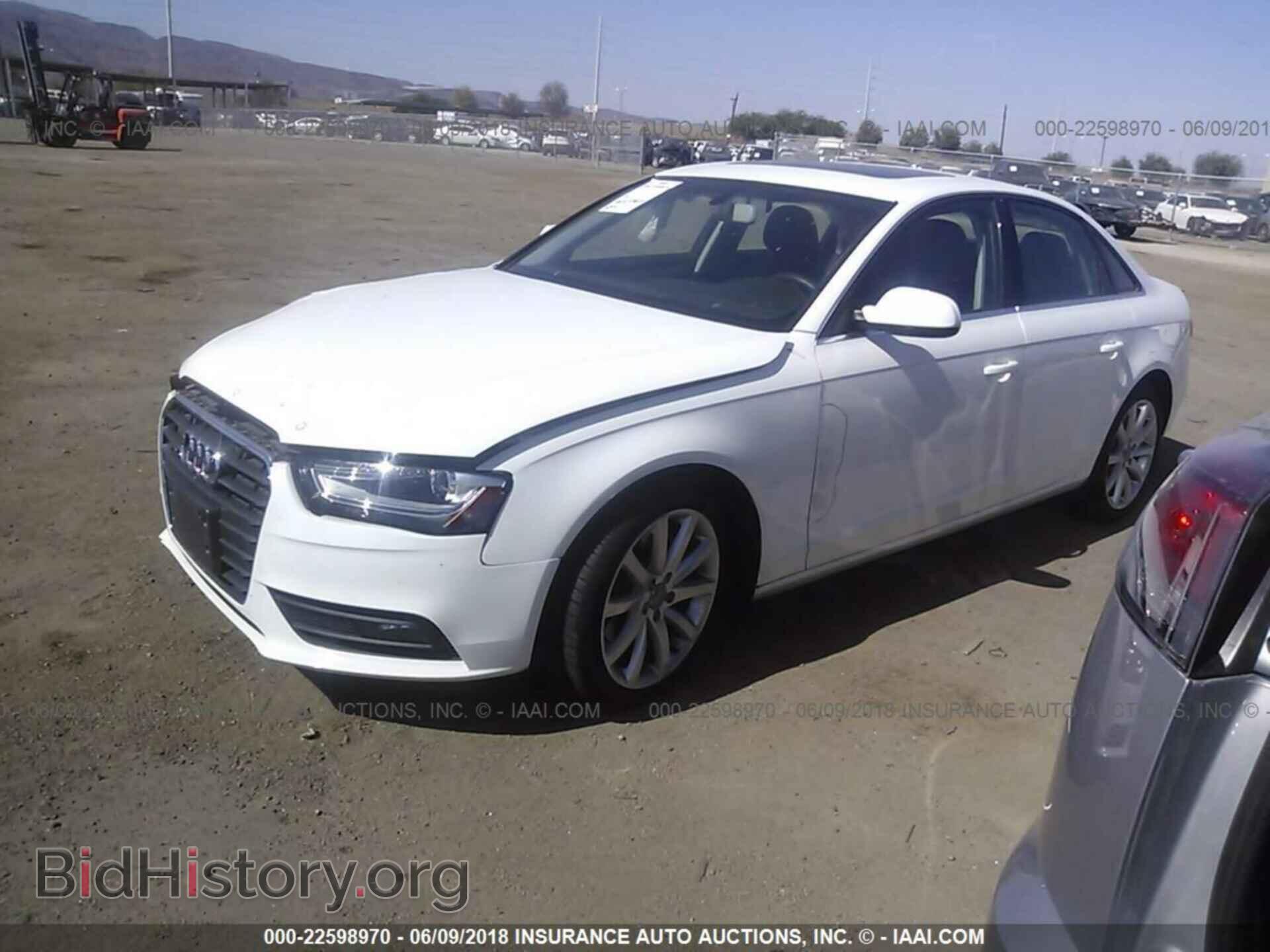 2013 Audi A4 - VIN: WAUDFAFL6DN049667 - Photo 2