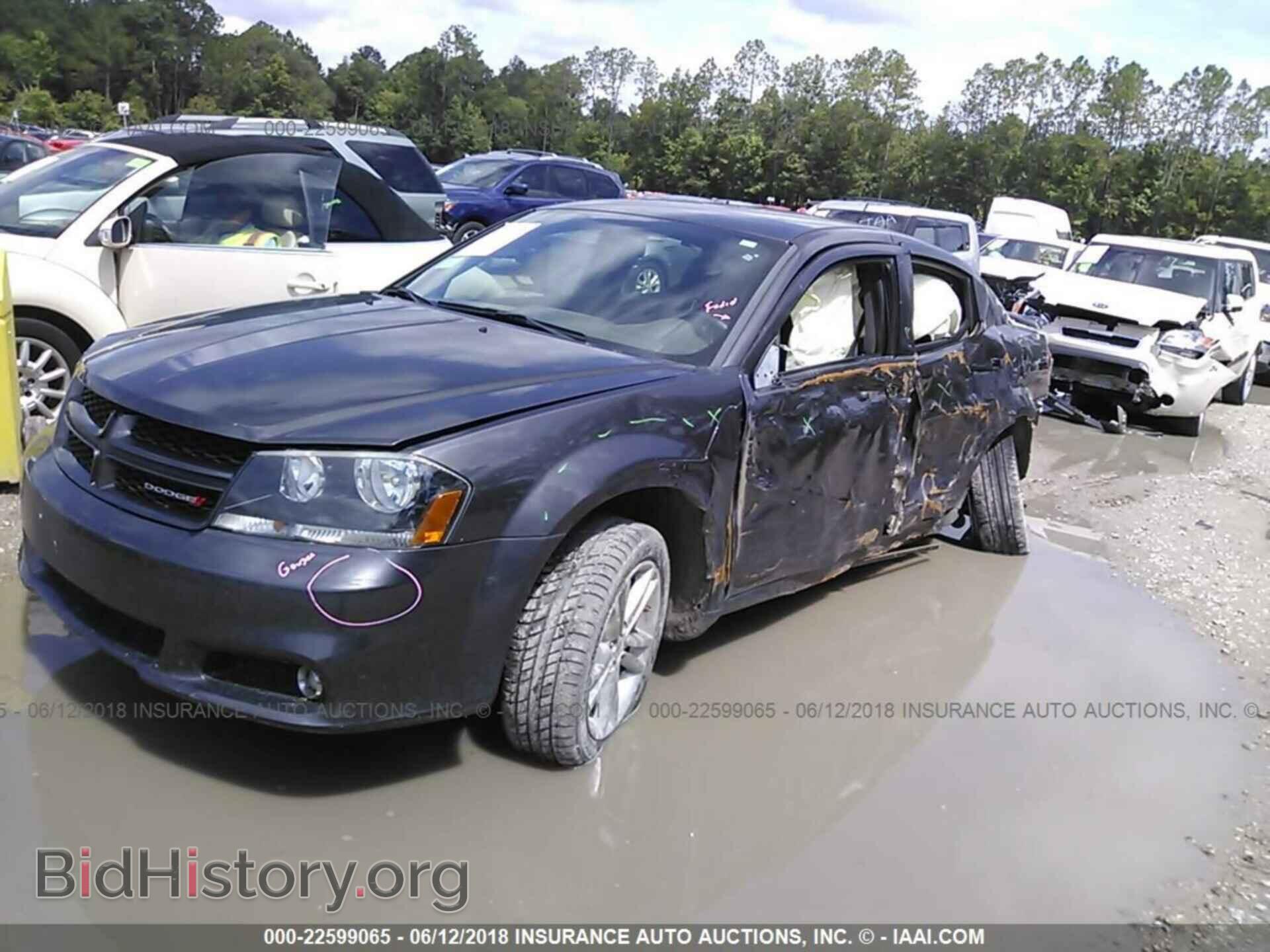 2014 Dodge Avenger - VIN: 1C3CDZCB8EN218916 - Фото 2