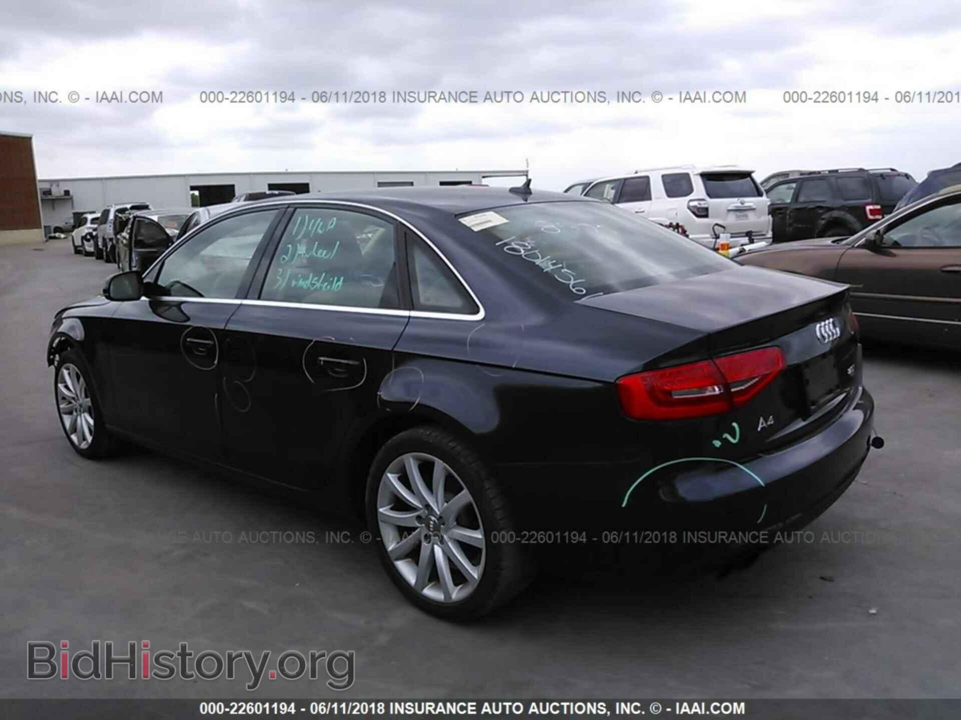 2013 Audi A4 - VIN: WAUKFAFL5DN028039 - Фото 3