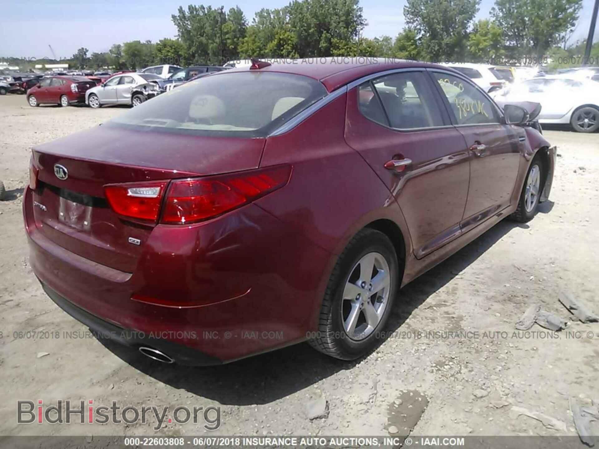 2014 Kia Optima - VIN: 5XXGM4A74EG272191 - Фото 4