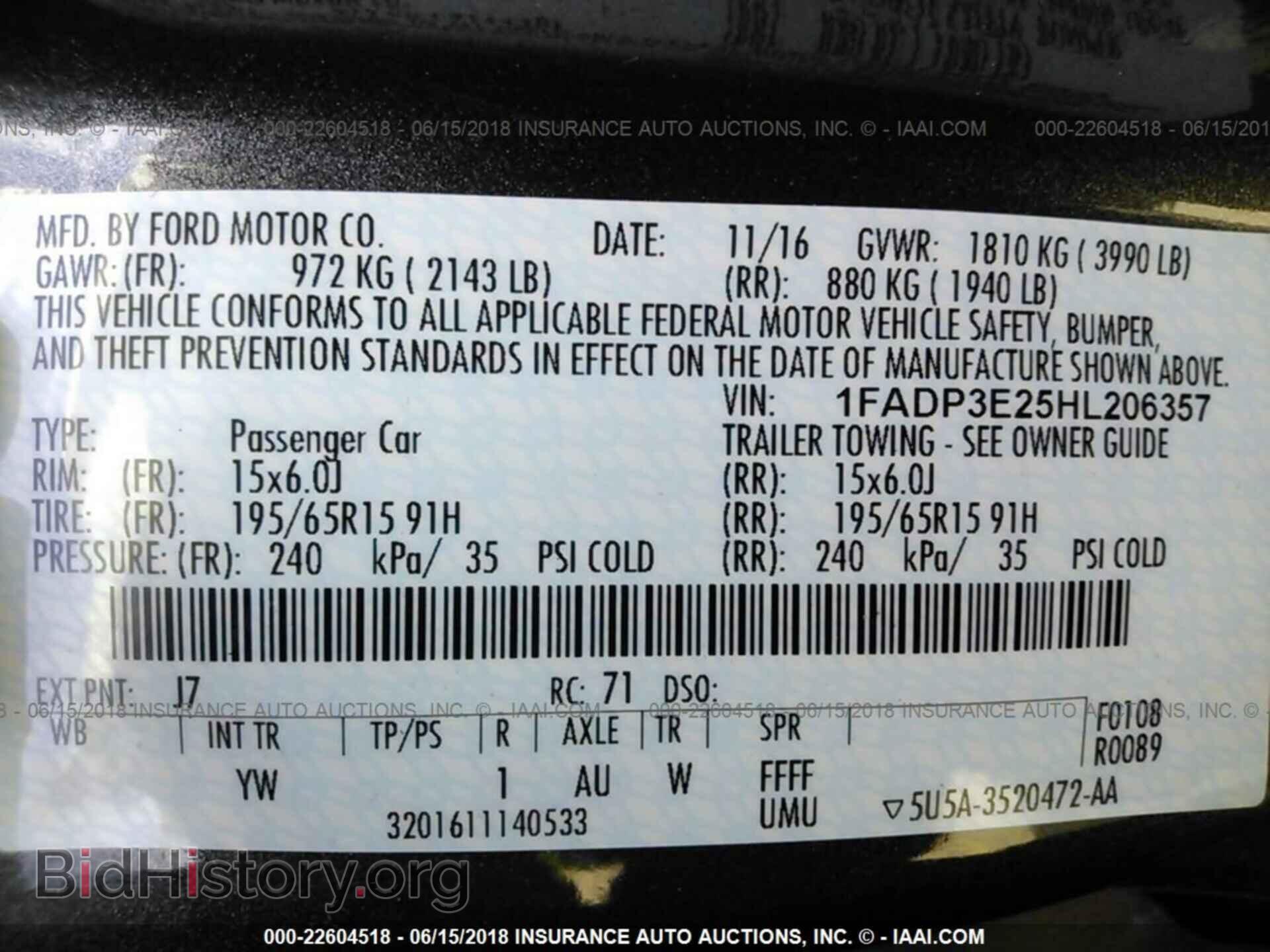 2017 Ford Focus - VIN: 1FADP3E25HL206357 - Photo 9