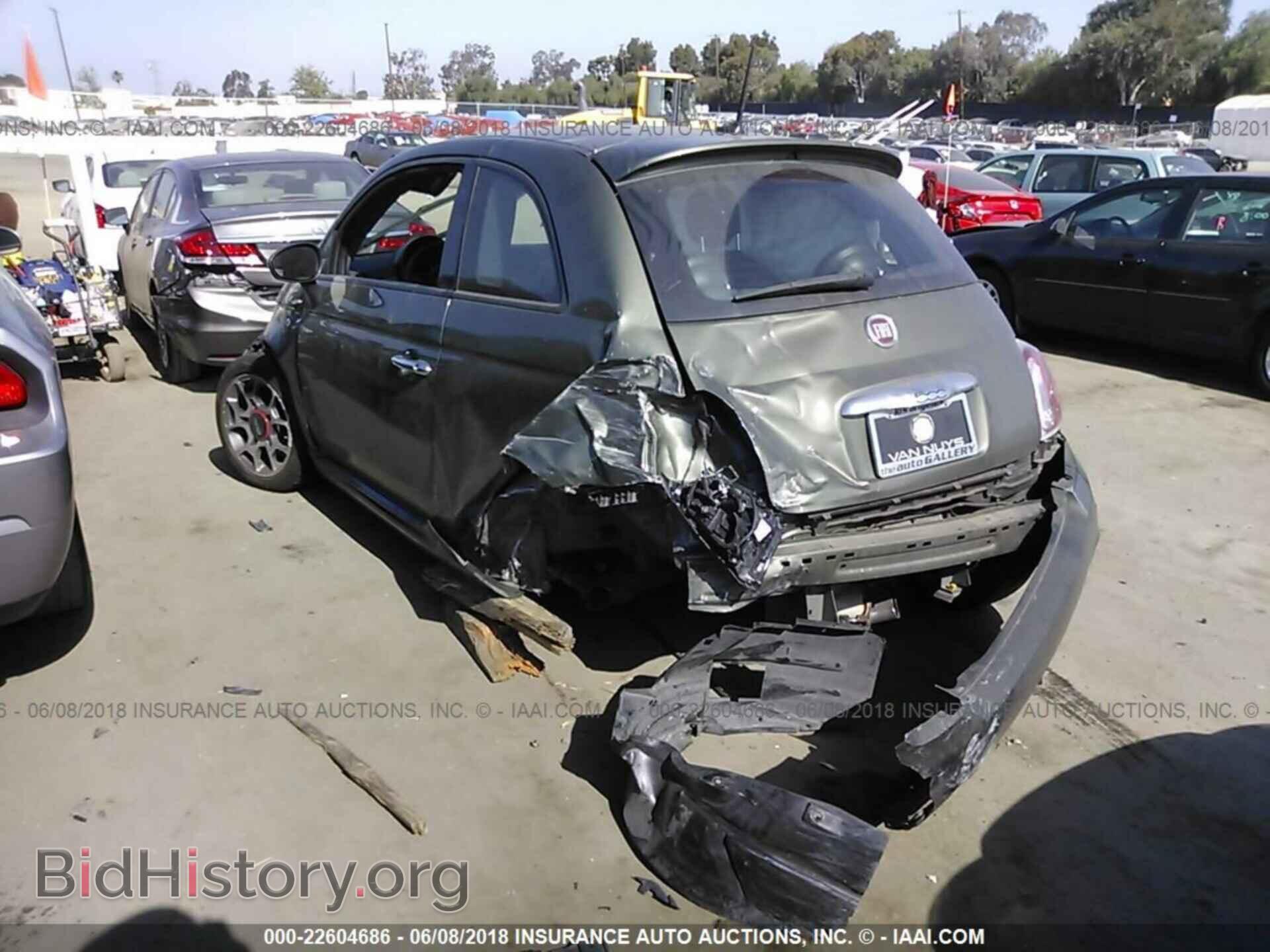 2015 Fiat 500 - VIN: 3C3CFFBR9FT613356 - Photo 3