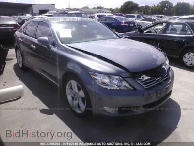 2012 Lexus LS, серый — VIN JTHBL5EF3C5110055, IAAI