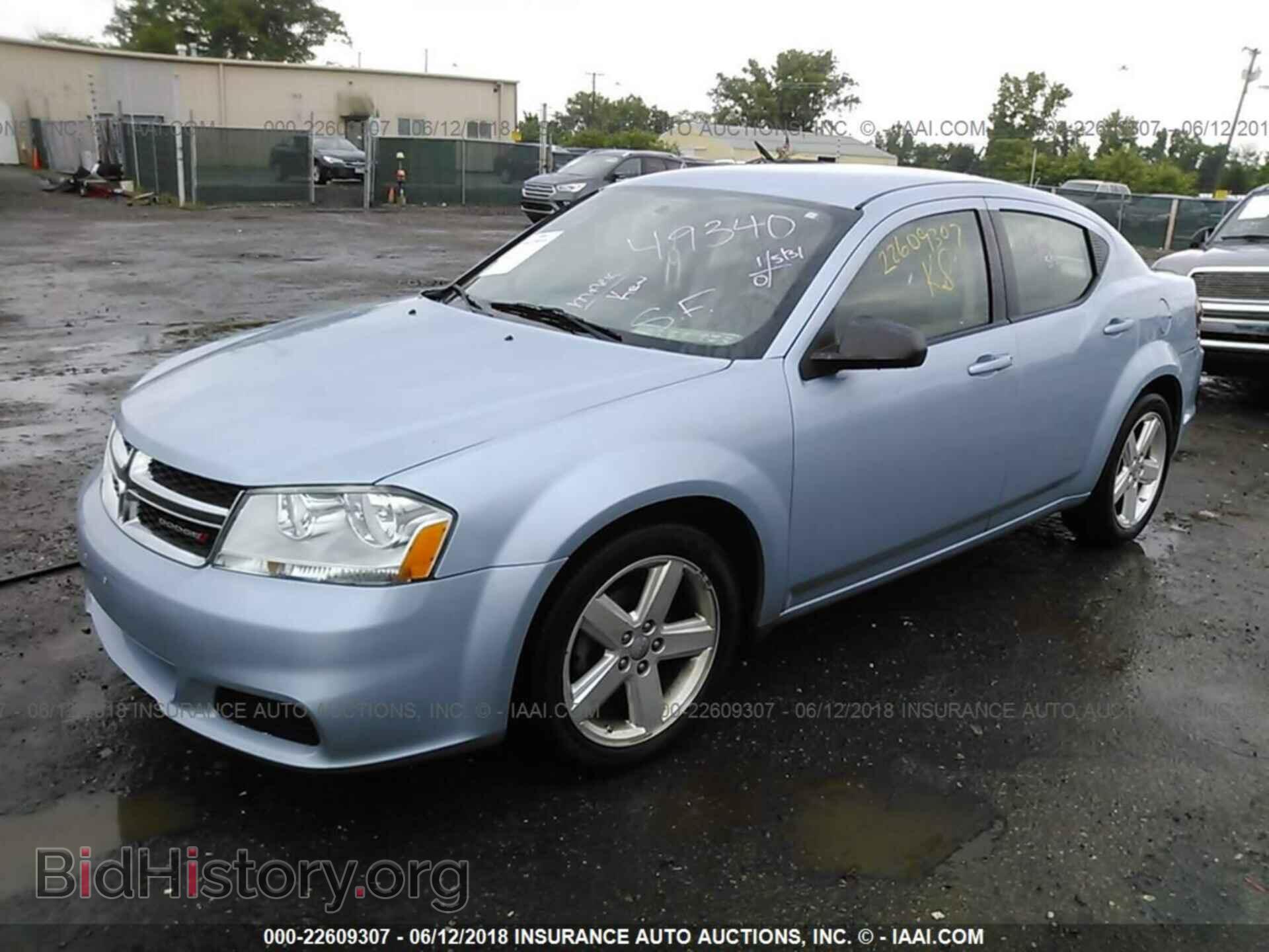 2013 Dodge Avenger - VIN: 1C3CDZAB0DN551824 - Фото 2