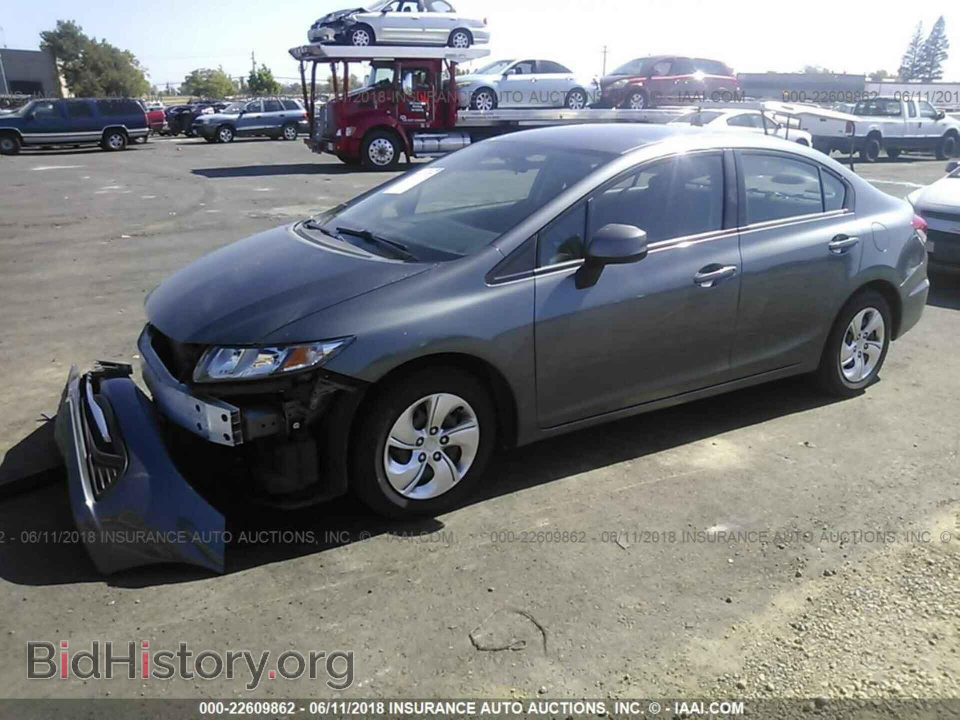 2013 Honda Civic - VIN: 19XFB2F59DE246626 - Фото 2