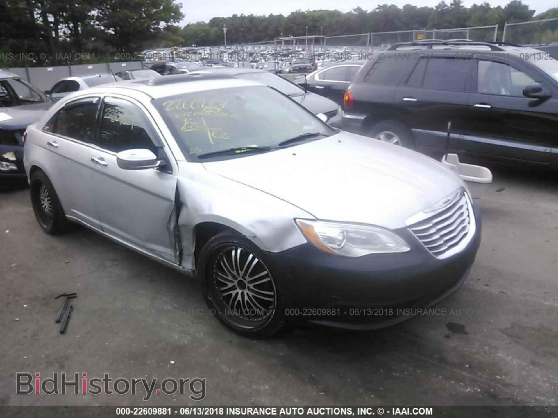 Фотография 1C3CCBCB6CN278975 - CHRYSLER 200 2012