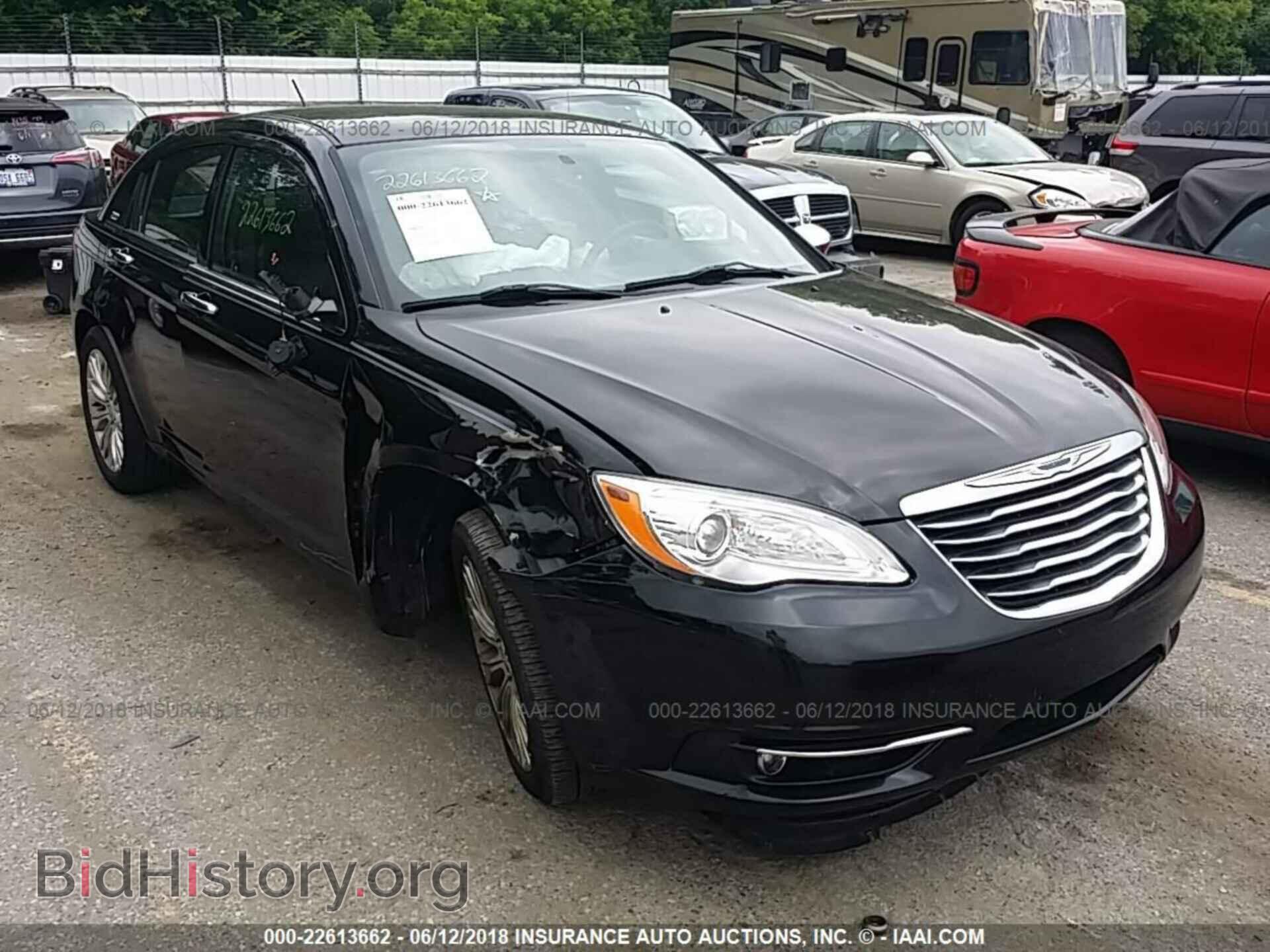 Фотография 1C3CCBCB1CN303961 - CHRYSLER 200 2012