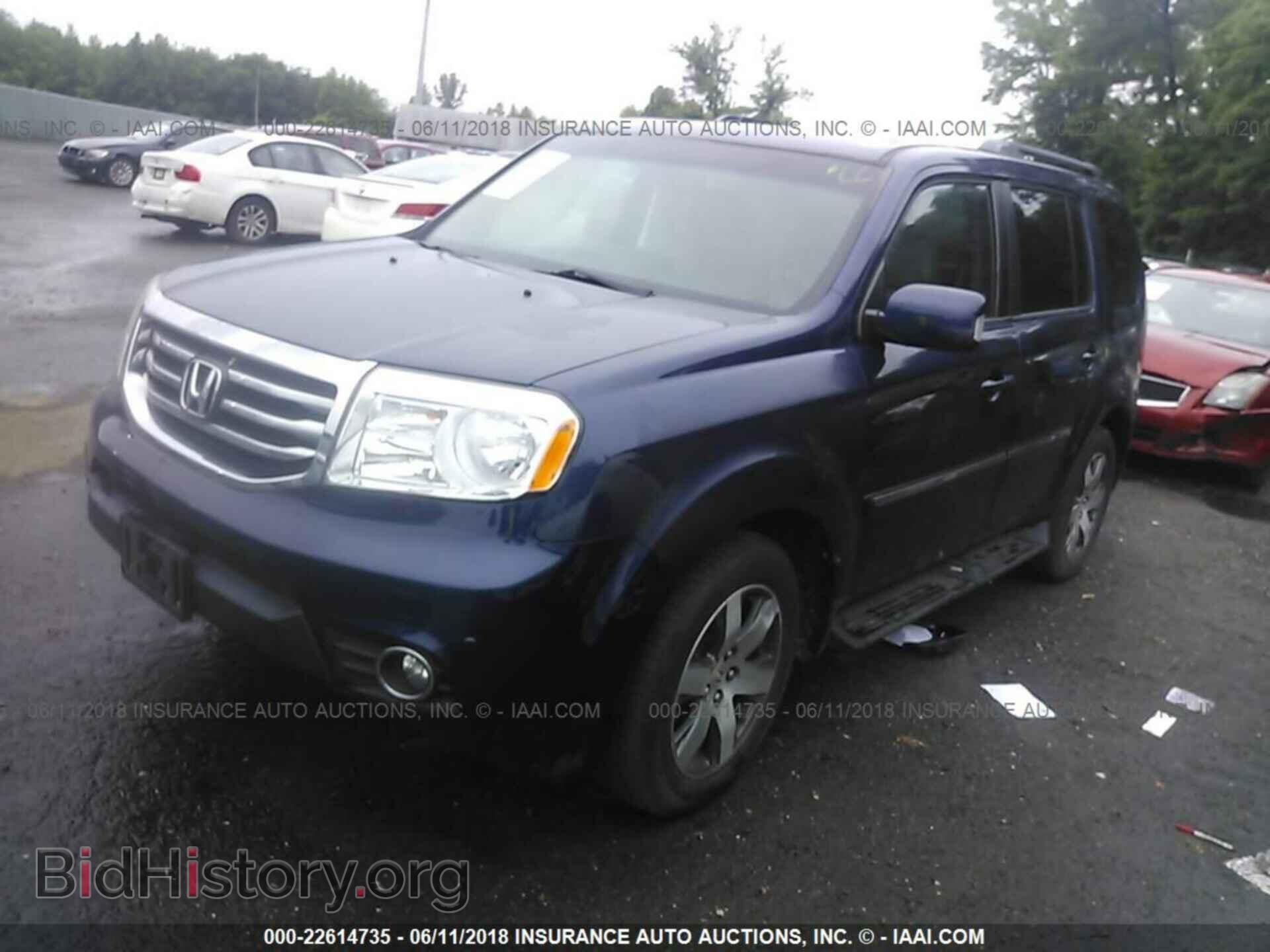 2013 Honda Pilot - VIN: 5FNYF4H96DB007845 - Фото 2