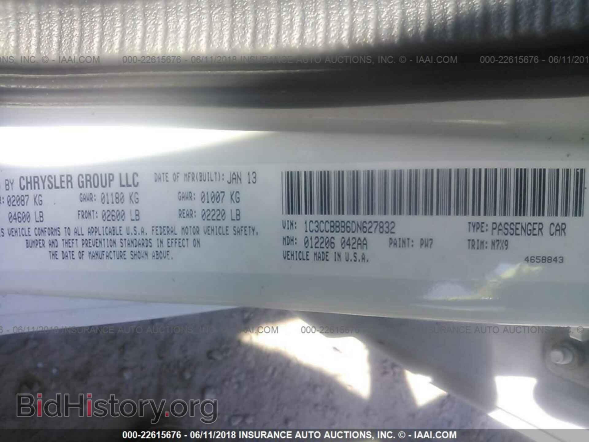 2013 Chrysler 200 - VIN: 1C3CCBBB6DN627832 - Photo 9