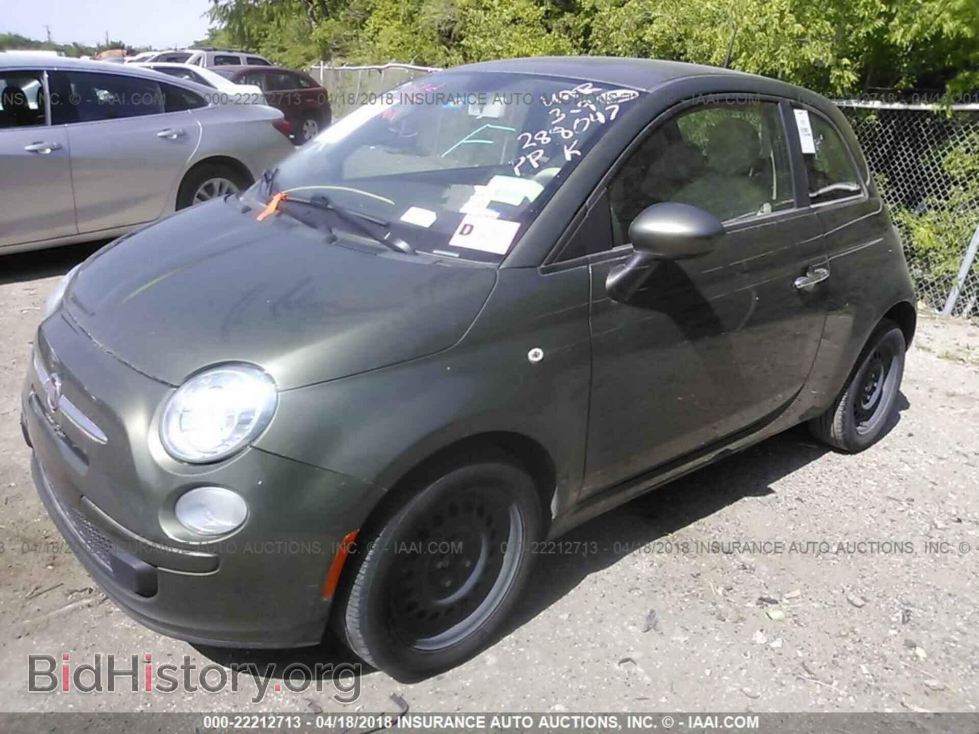 2012 FIAT 500 - VIN: 3C3CFFAR6CT288047 - Фото 2