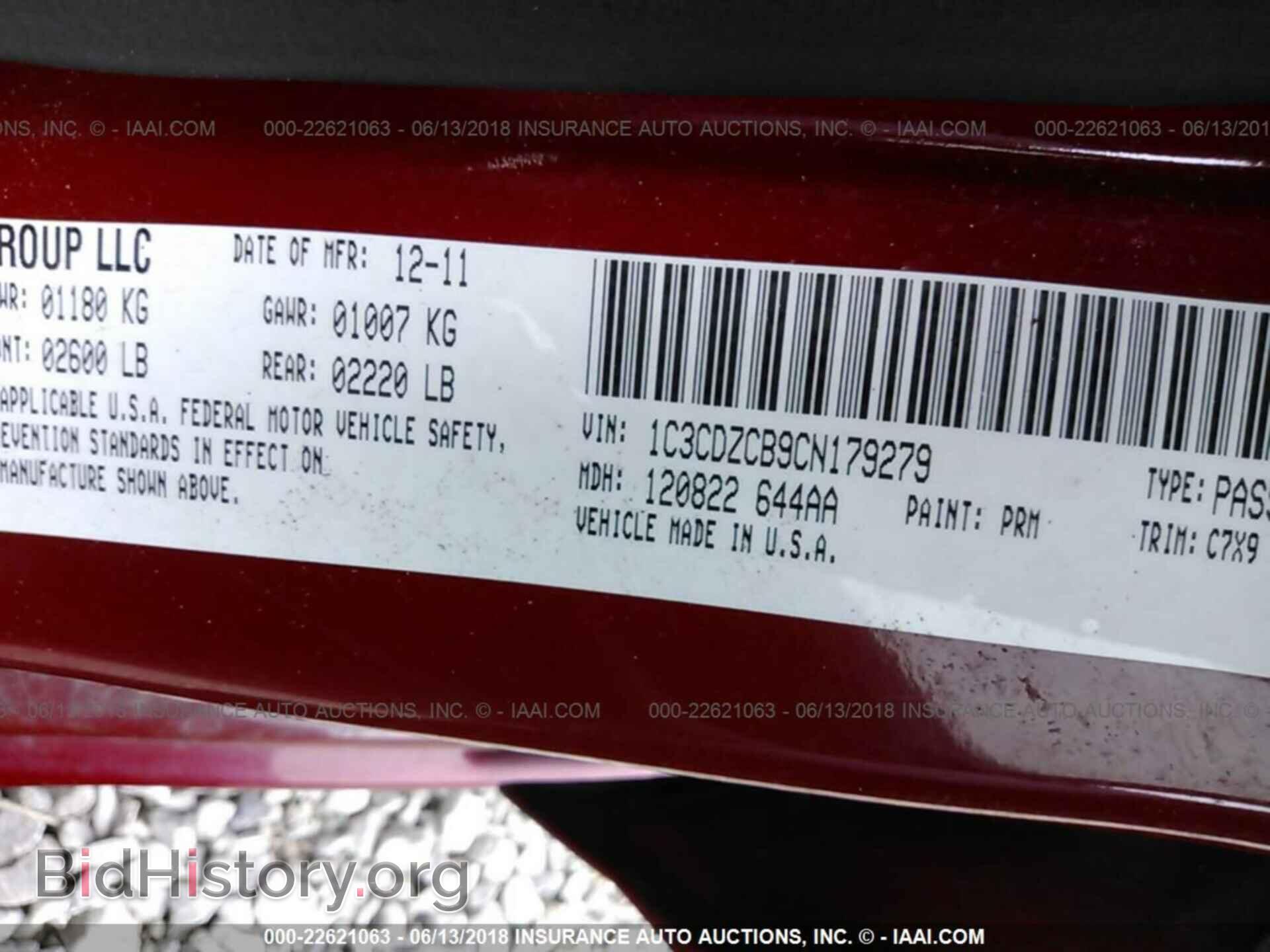 2012 Dodge Avenger - VIN: 1C3CDZCB9CN179279 - Photo 9