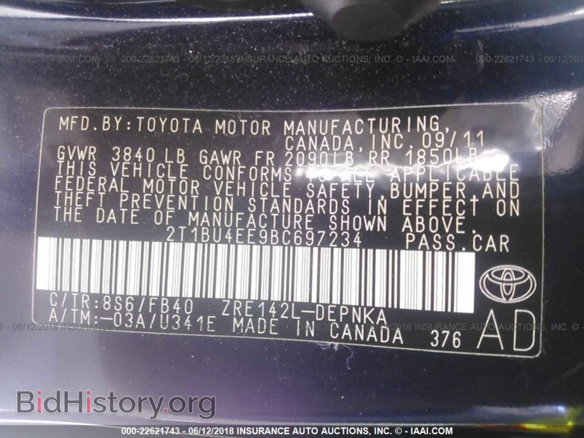 2011 Toyota Corolla - VIN: 2T1BU4EE9BC697234 - Photo 9