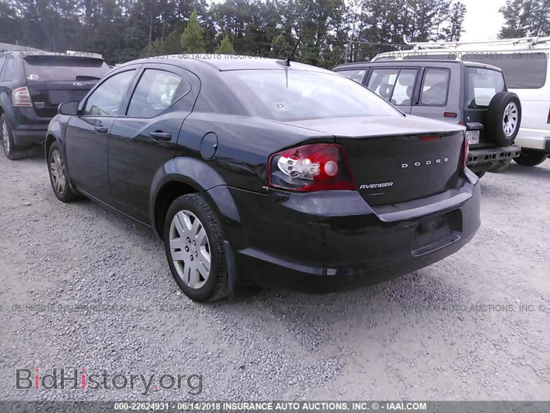 2013 Dodge Avenger - VIN: 1C3CDZAB4DN627027 - Фото 3
