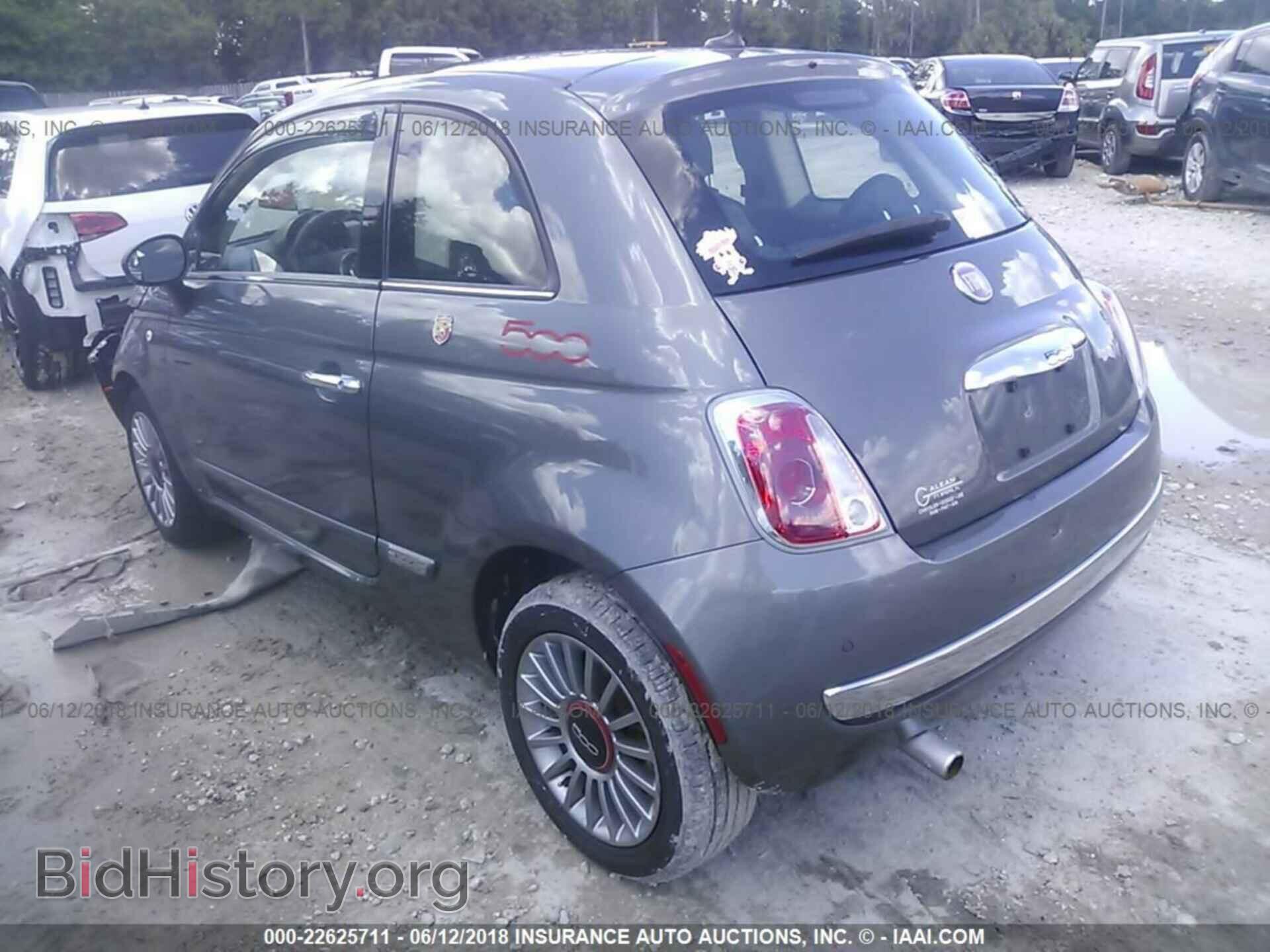 2012 Fiat 500 - VIN: 3C3CFFCR5CT385592 - Фото 3