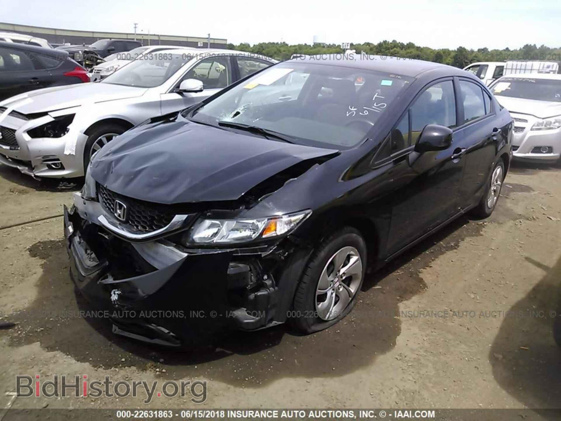 2013 Honda Civic - VIN: 2HGFB2F53DH546829 - Фото 2