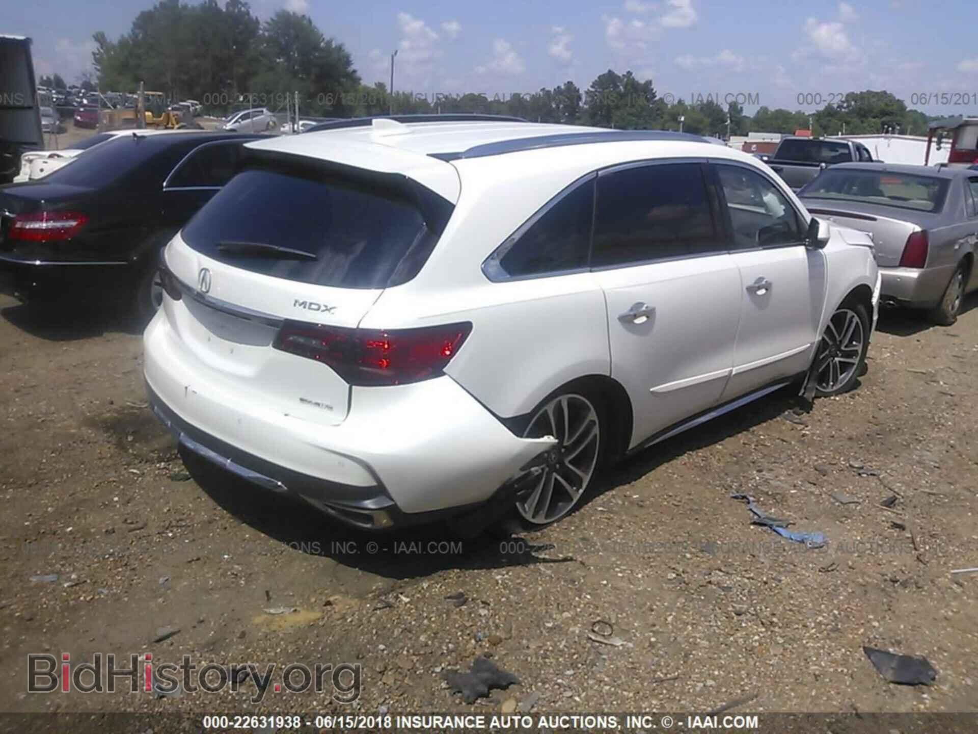 2017 Acura Mdx - VIN: 5FRYD4H88HB042971 - Фото 4