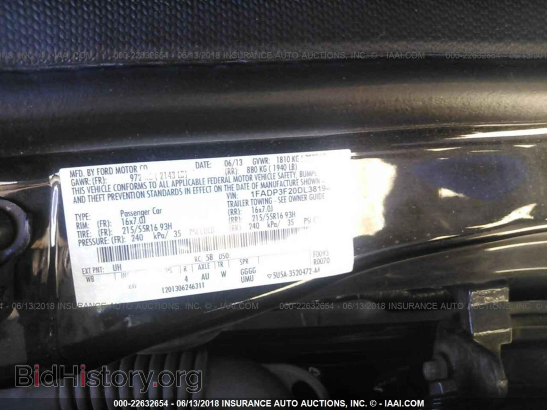 2013 Ford Focus - VIN: 1FADP3F20DL381947 - Фото 9