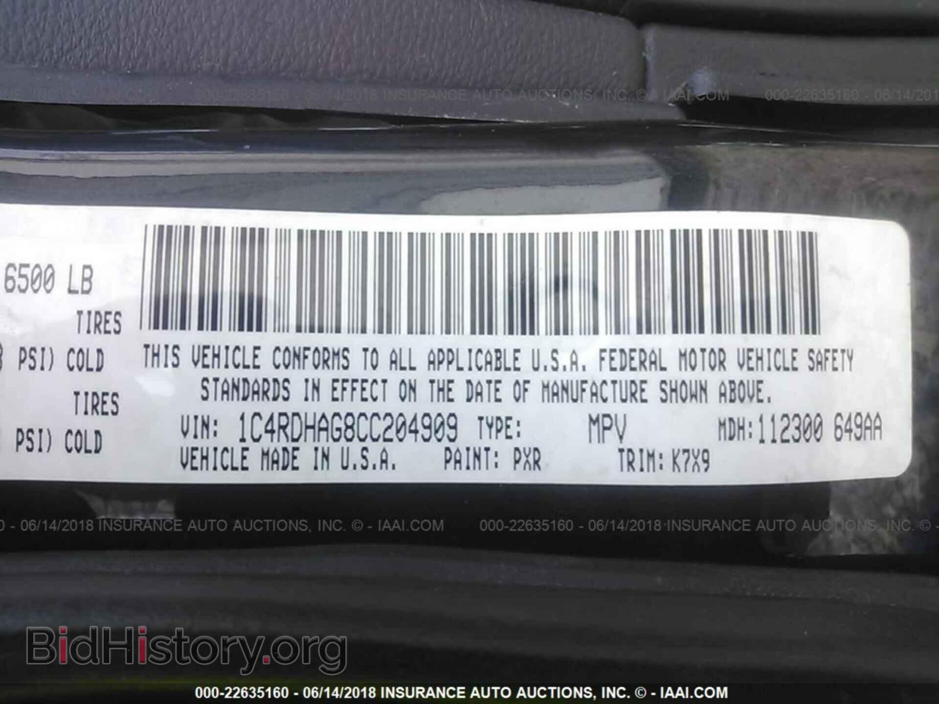 2012 Dodge Durango - VIN: 1C4RDHAG8CC204909 - Photo 9