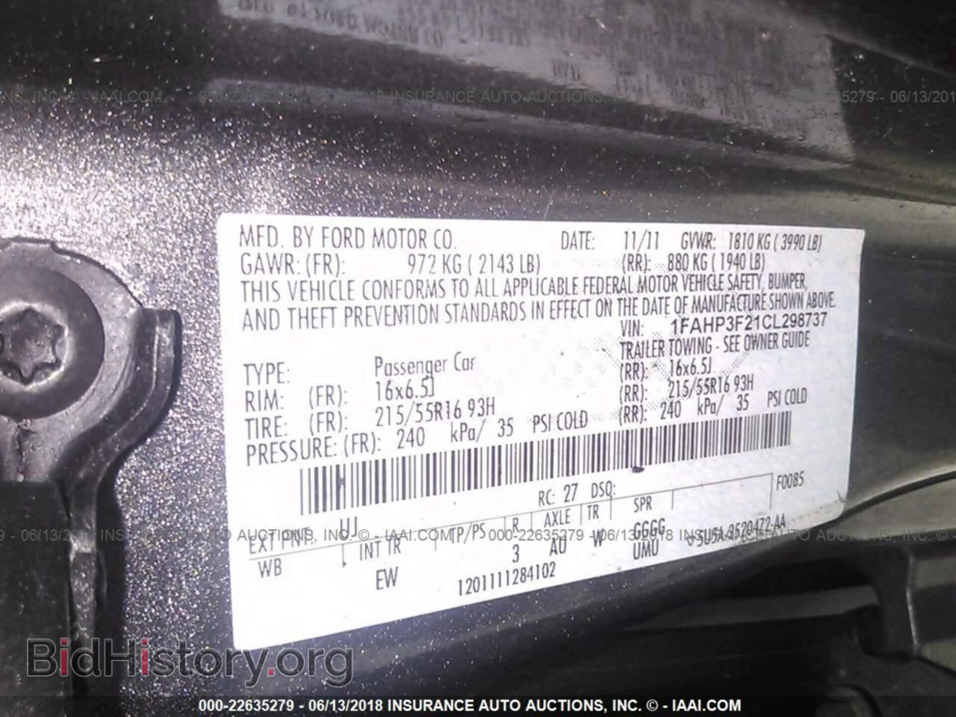 2012 Ford Focus - VIN: 1FAHP3F21CL298737 - Photo 9