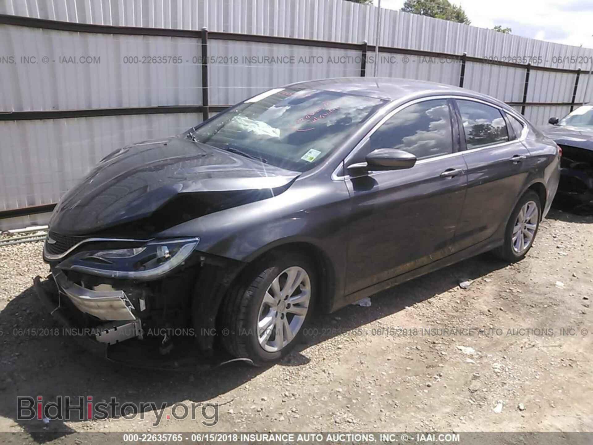 2015 Chrysler 200 - VIN: 1C3CCCAB5FN670312 - Фото 2
