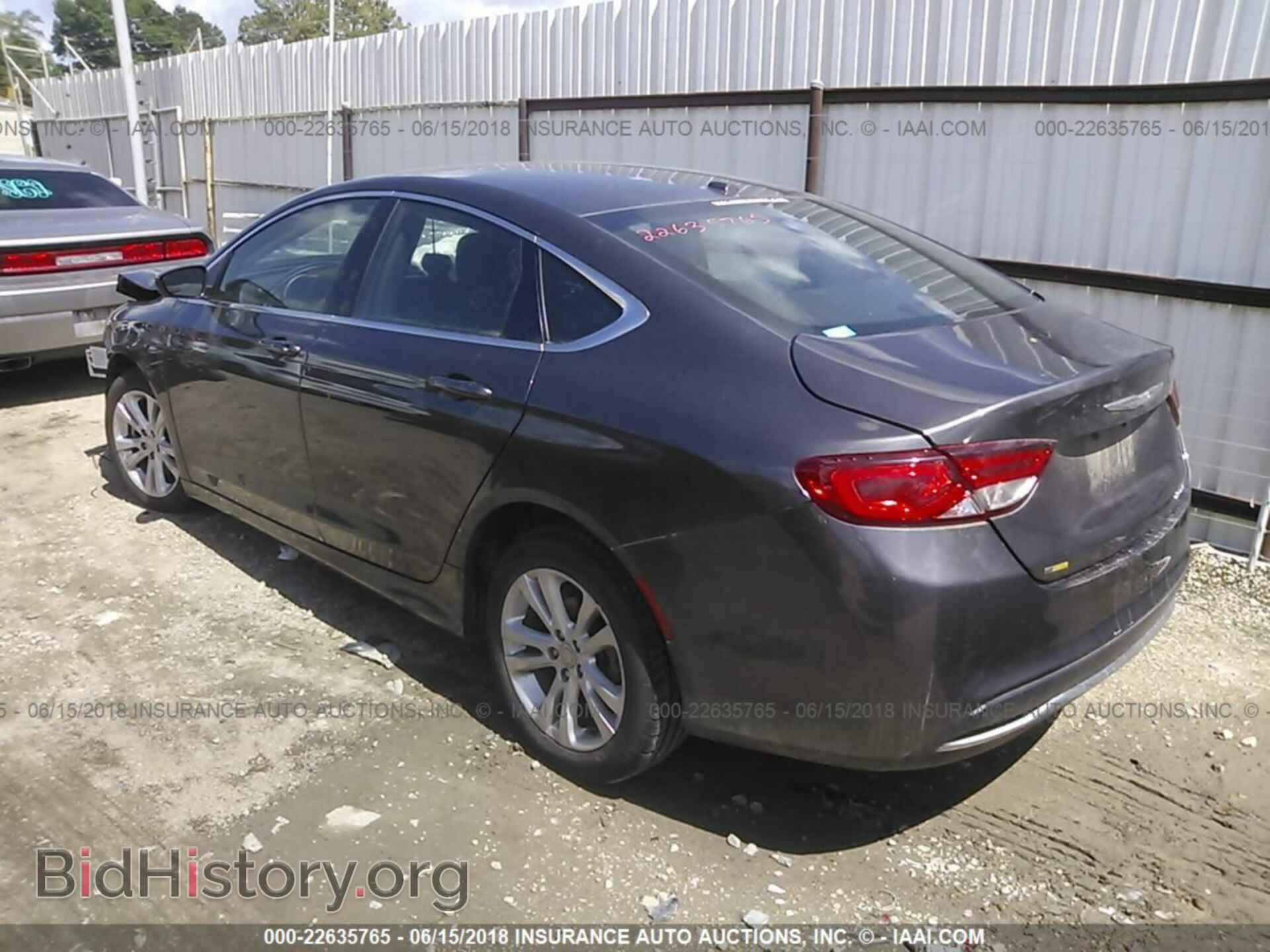 2015 Chrysler 200 - VIN: 1C3CCCAB5FN670312 - Фото 3