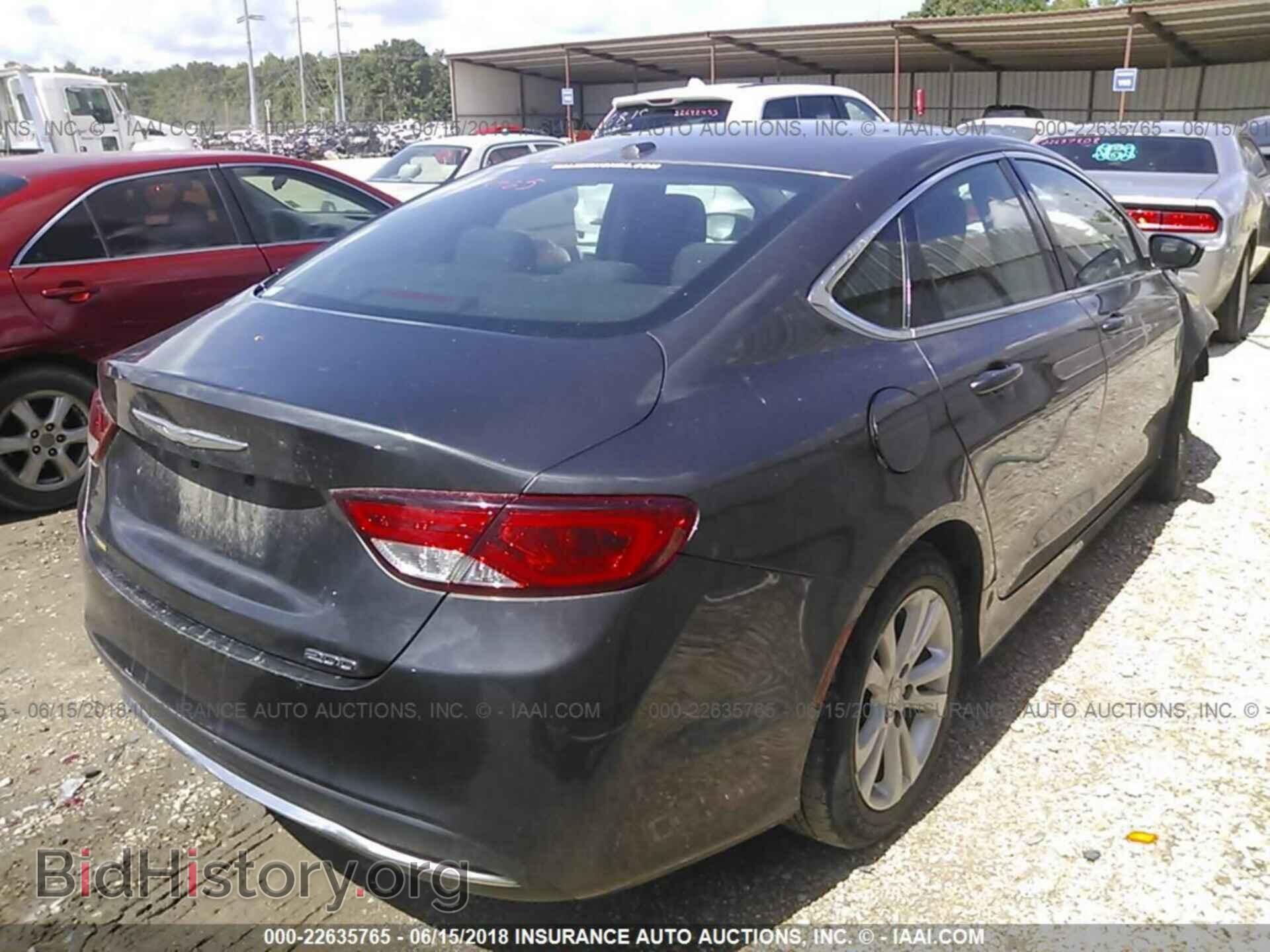 2015 Chrysler 200 - VIN: 1C3CCCAB5FN670312 - Фото 4