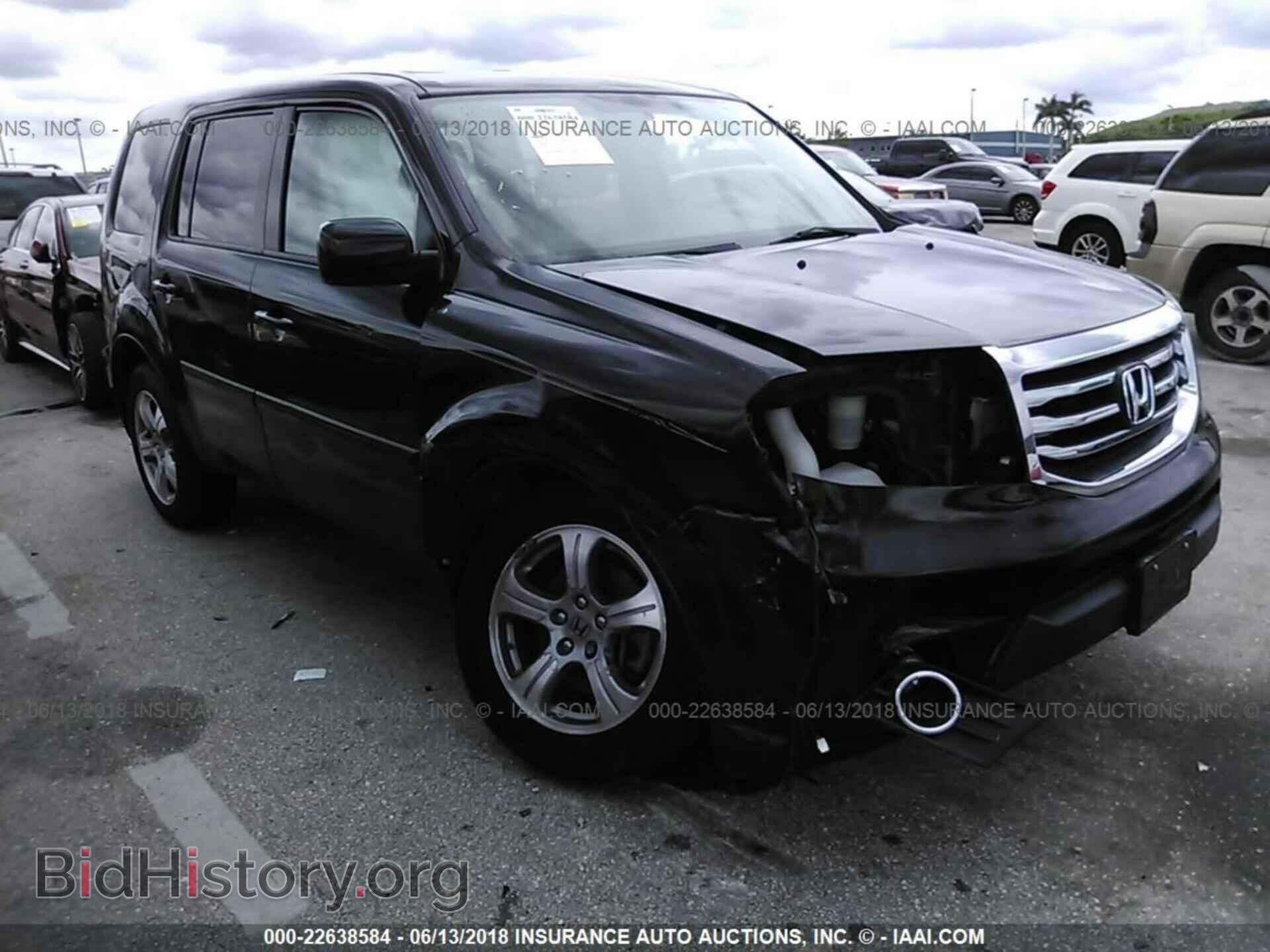 Фотография 5FNYF3H55EB003312 - Honda Pilot 2014