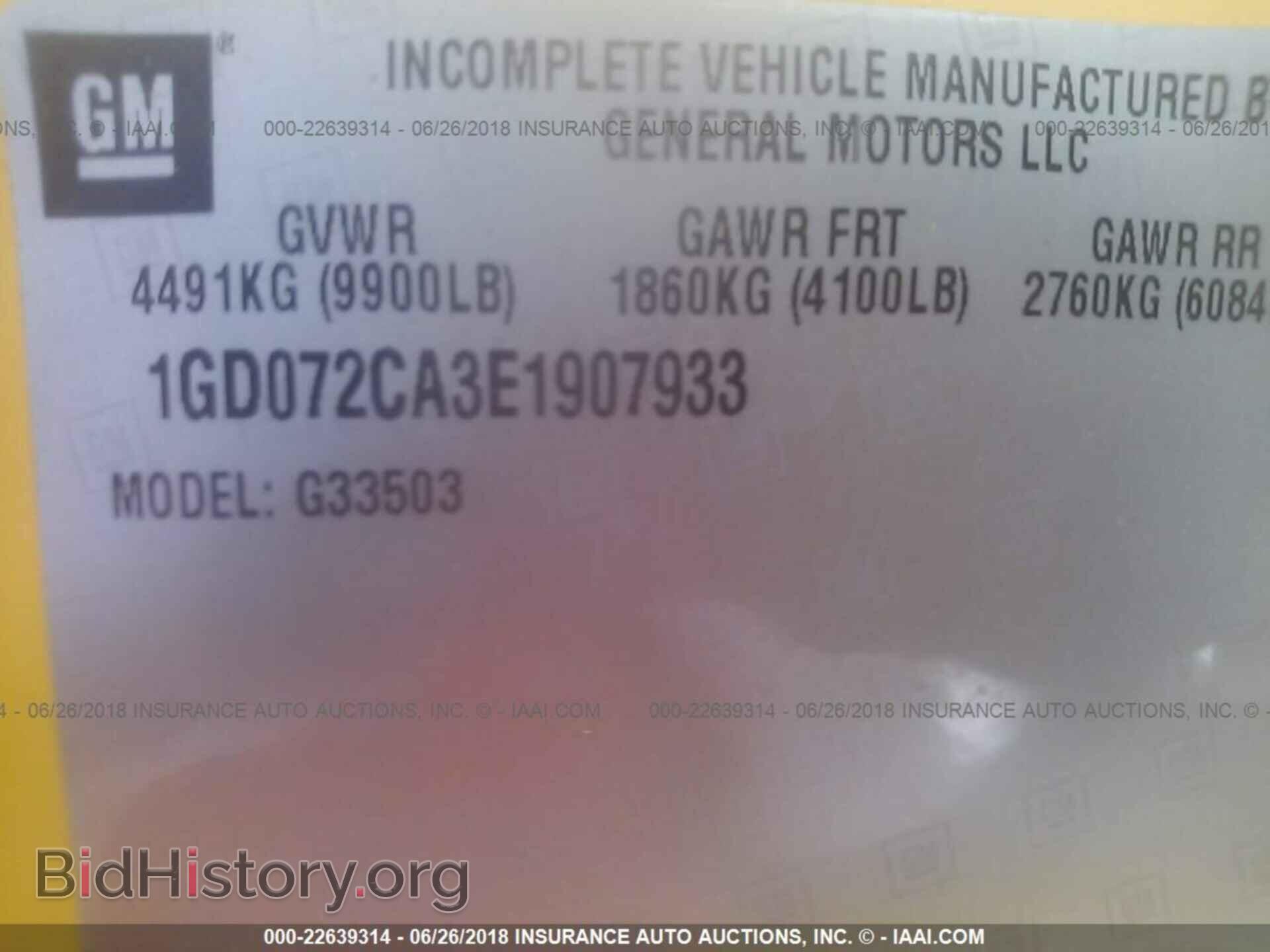 2014 Gmc Savana - VIN: 1GD072CA3E1907933 - Photo 10