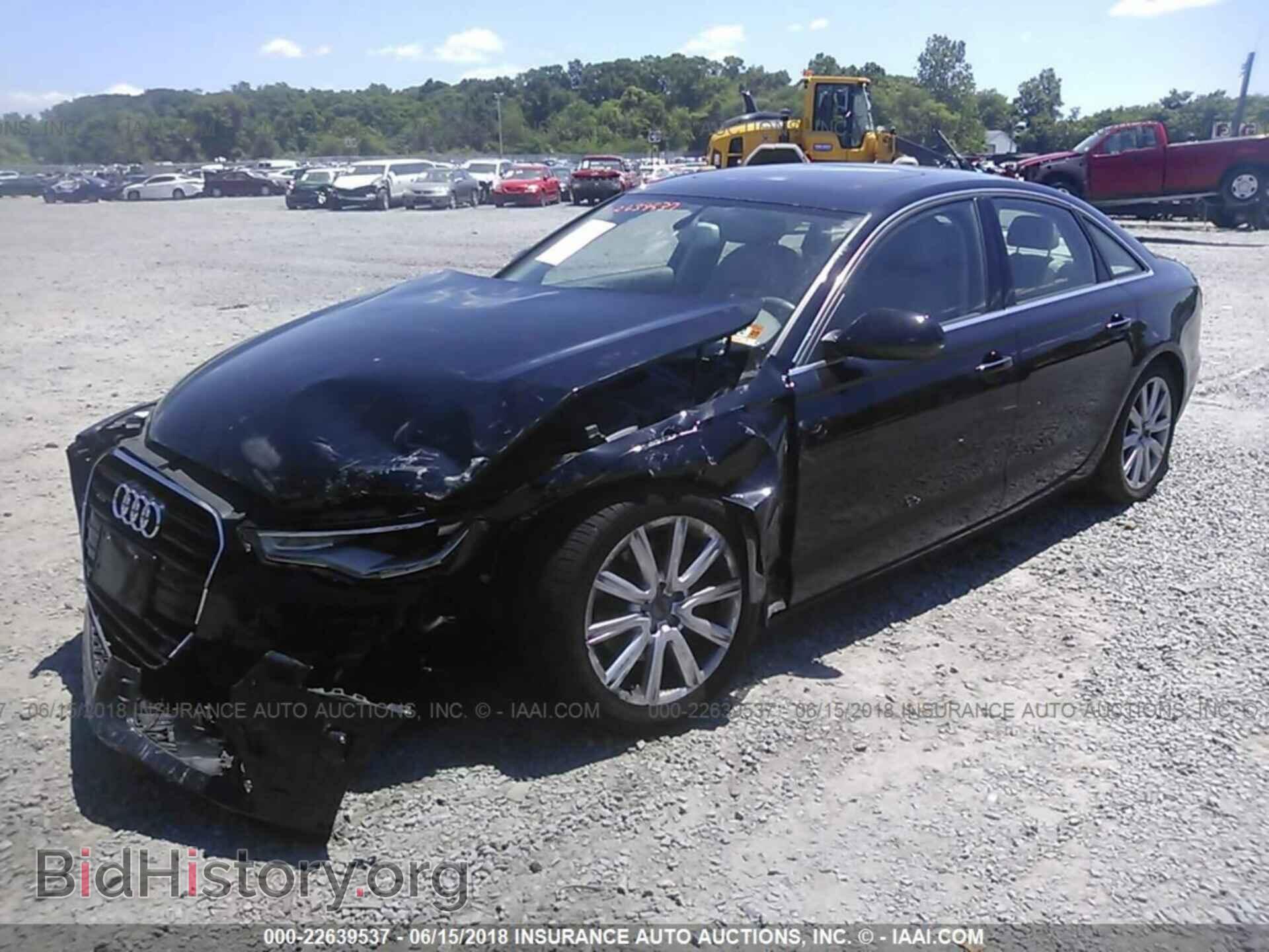 2013 Audi A6 - VIN: WAUGFAFC1DN084954 - Фото 2