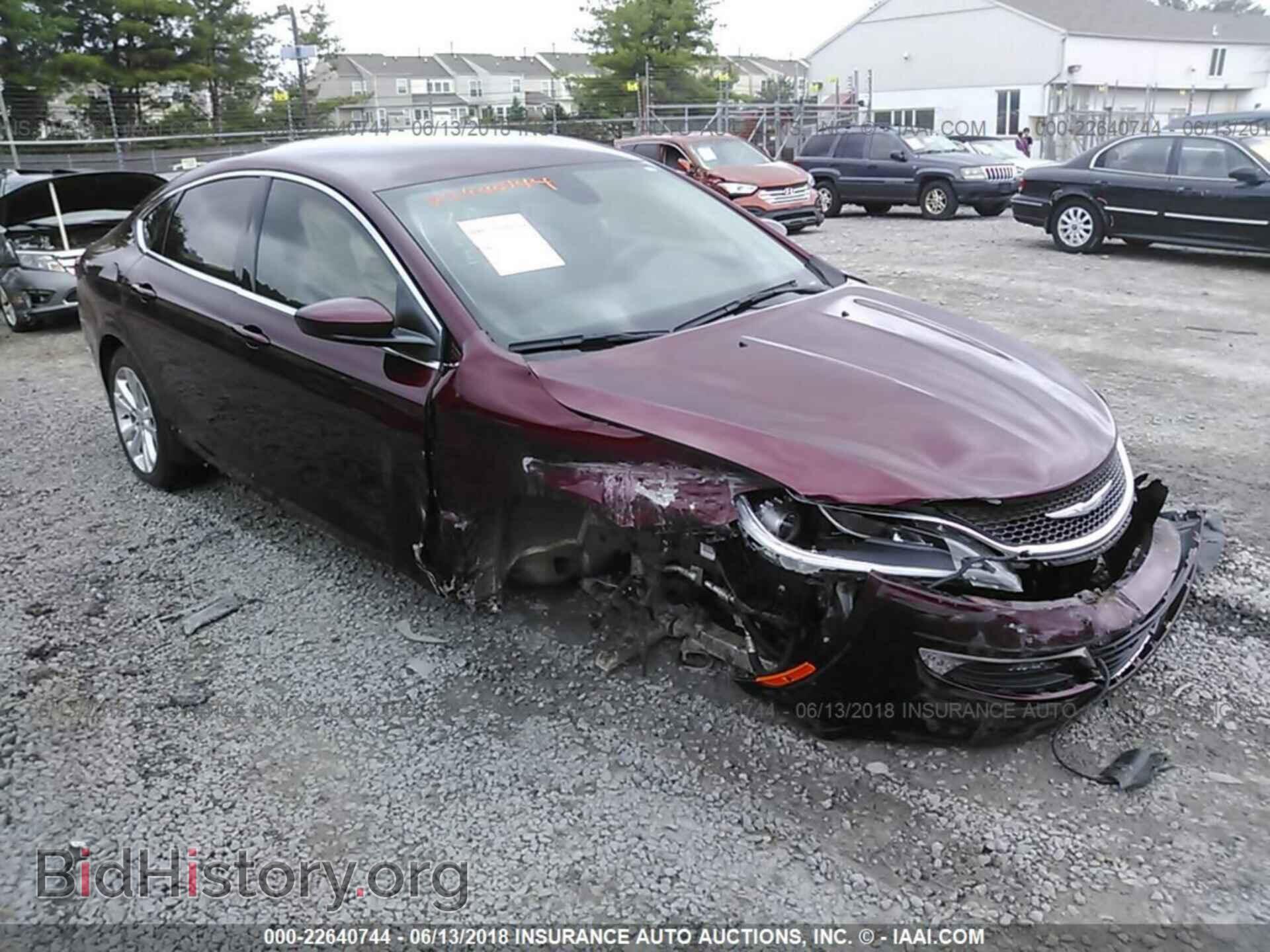 Photo 1C3CCCAB9FN676324 - Chrysler 200 2015