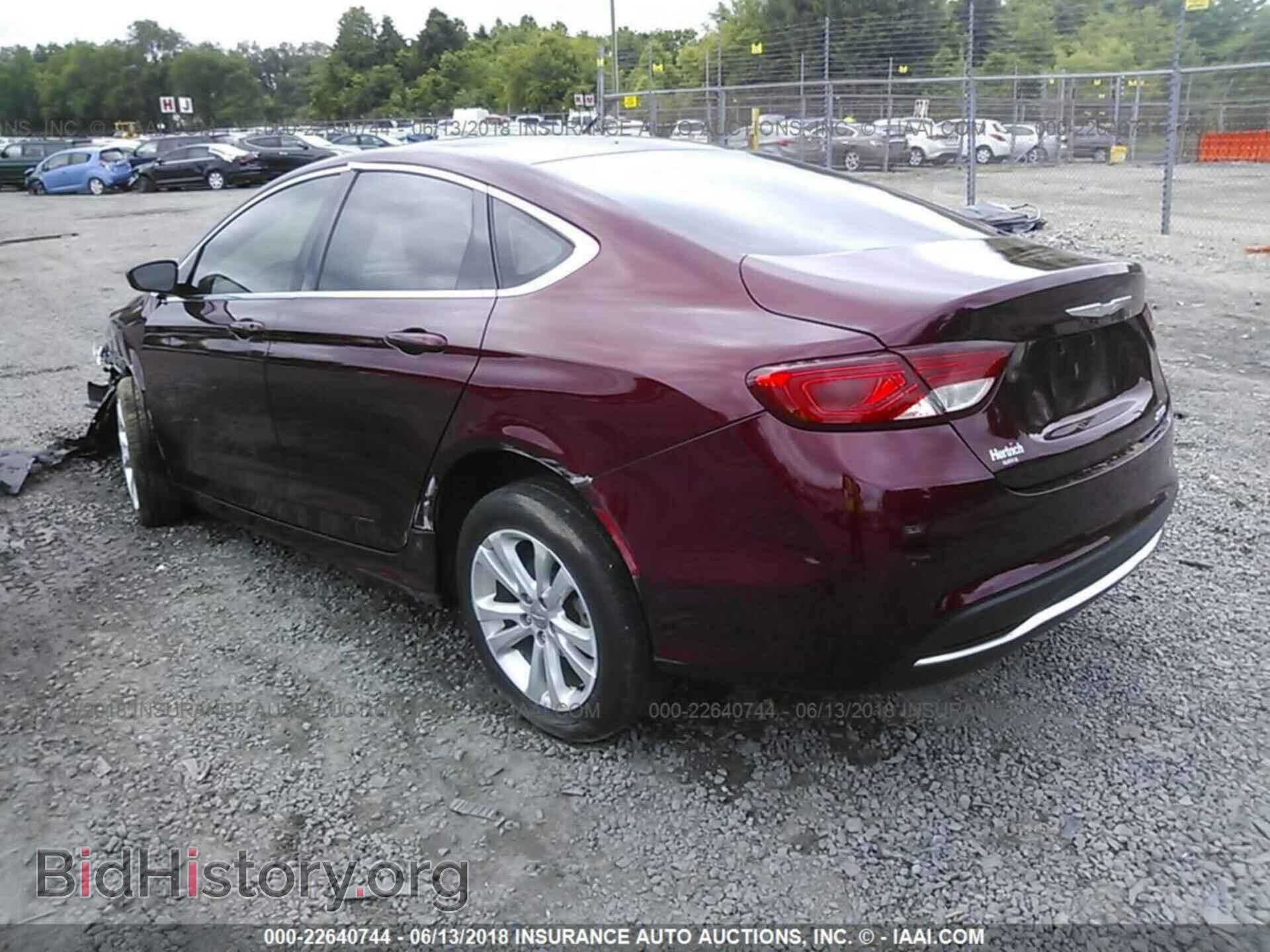 2015 Chrysler 200 - VIN: 1C3CCCAB9FN676324 - Фото 3