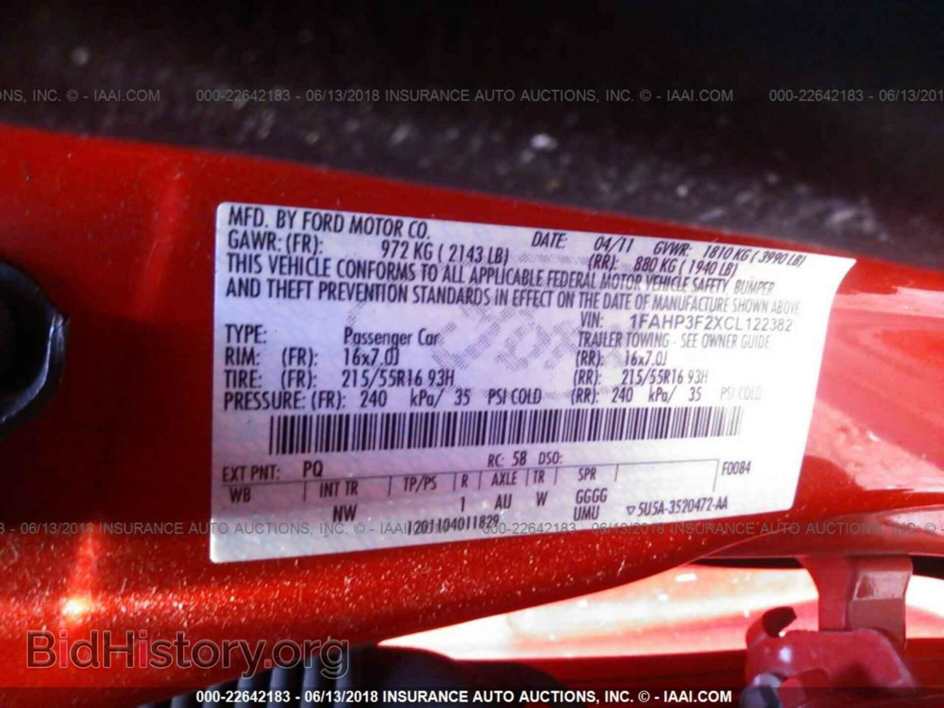 2012 Ford Focus - VIN: 1FAHP3F2XCL122382 - Photo 9