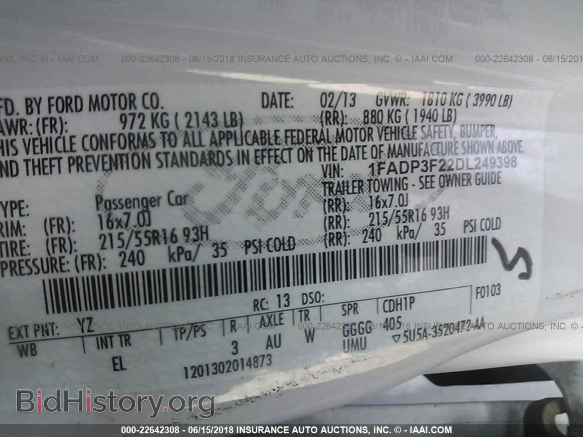 2013 Ford Focus - VIN: 1FADP3F22DL249398 - Photo 9
