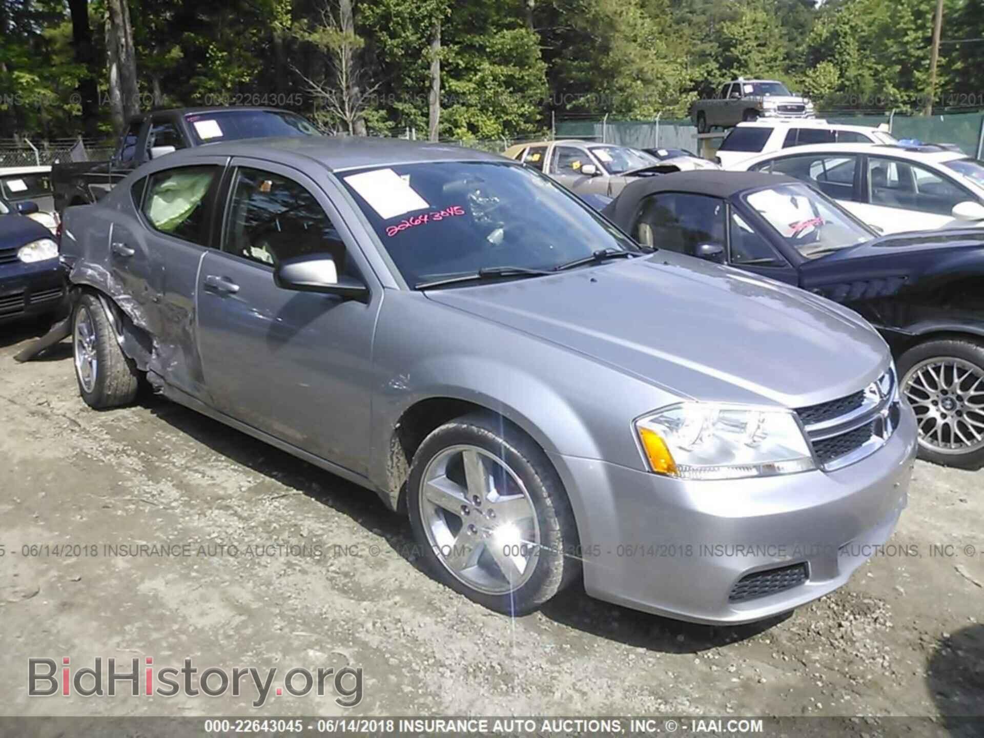 Photo 1C3CDZAB8DN531062 - Dodge Avenger 2013