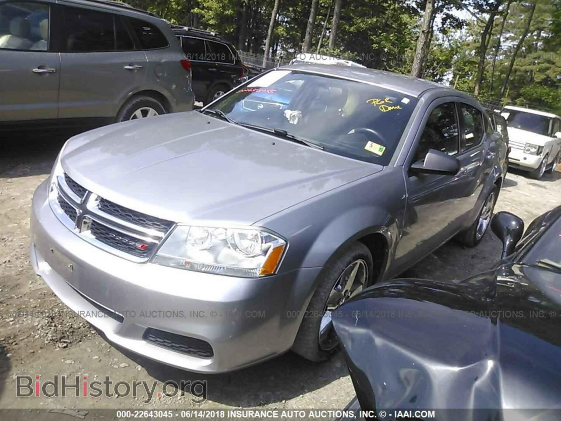 2013 Dodge Avenger - VIN: 1C3CDZAB8DN531062 - Фото 2