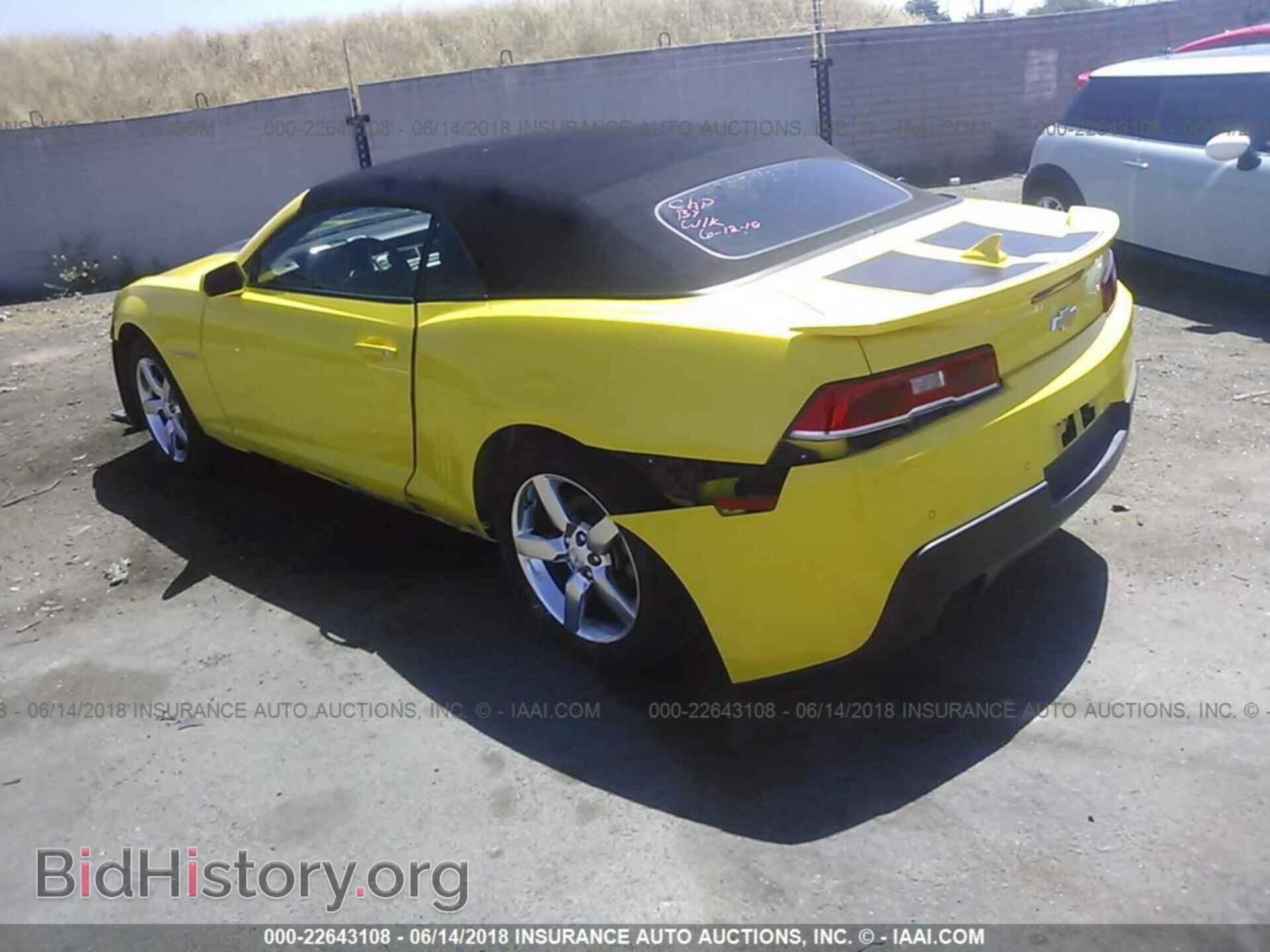 2015 Chevrolet Camaro - VIN: 2G1FD3D31F9133247 - Photo 3