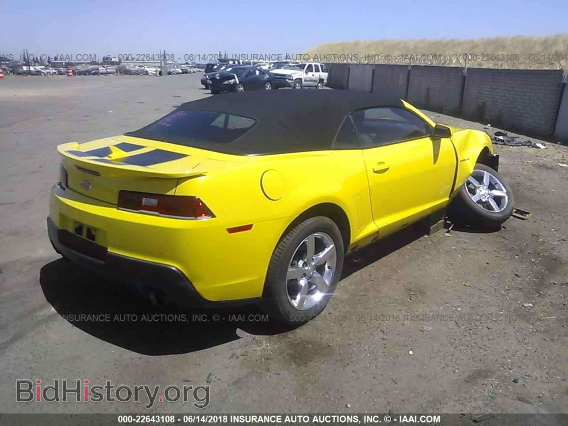 2015 Chevrolet Camaro - VIN: 2G1FD3D31F9133247 - Photo 4
