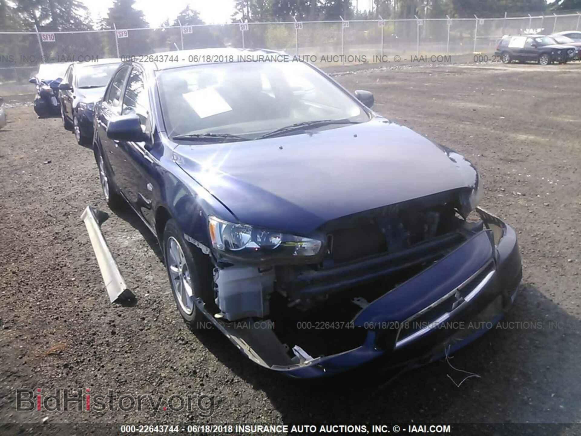 Photo JA32U2FU7DU014204 - Mitsubishi Lancer 2013