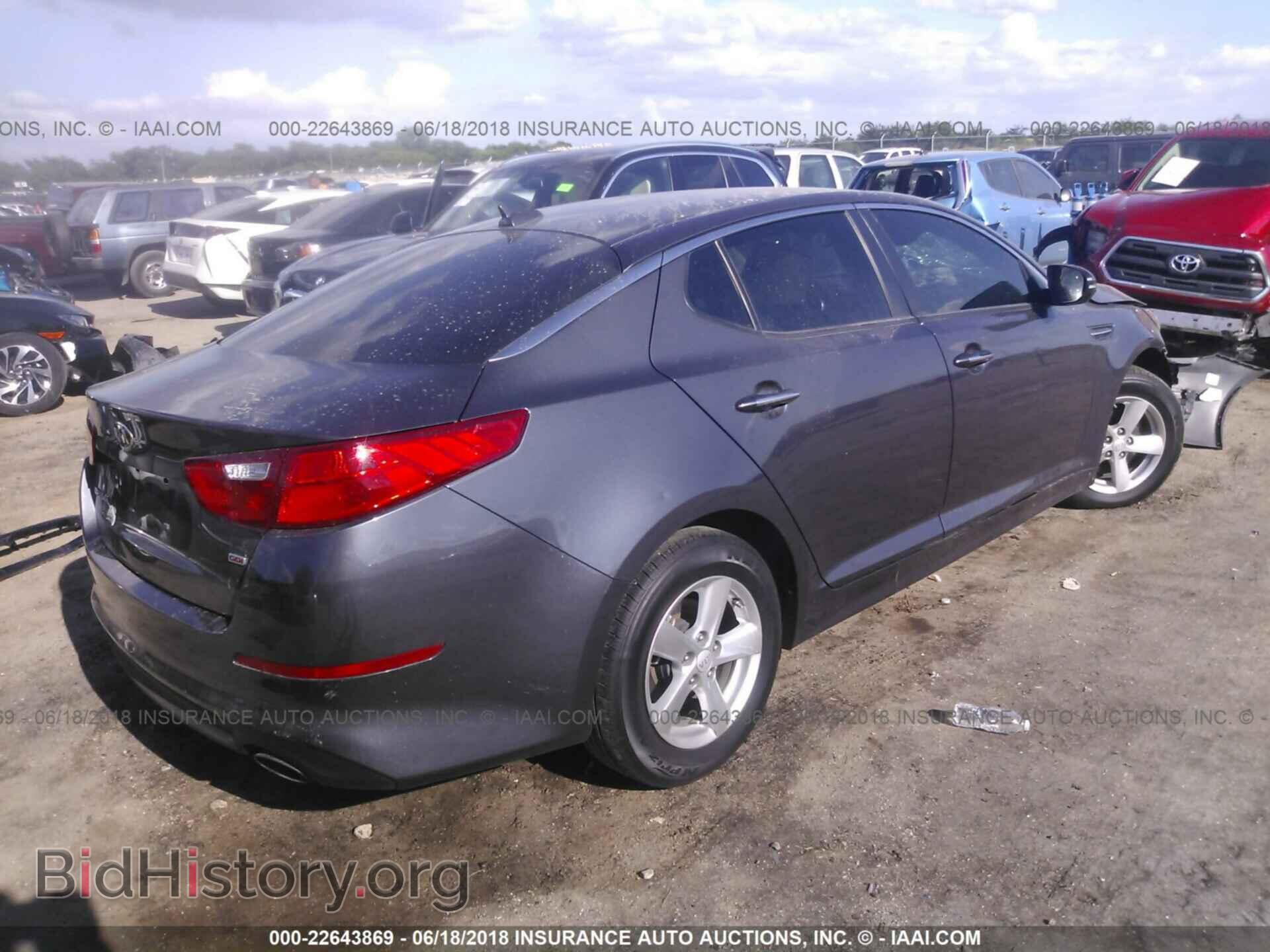 2015 Kia Optima - VIN: KNAGM4A71F5632861 - Photo 4