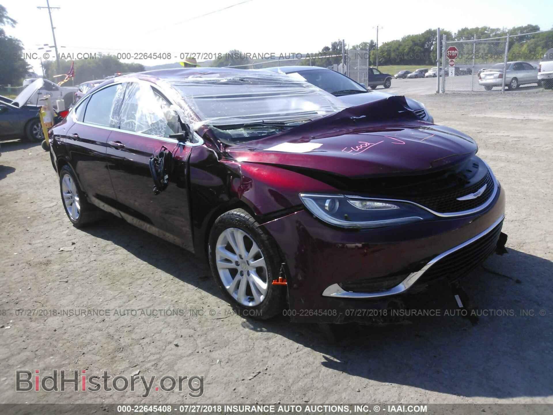 Photo 1C3CCCAB7GN153322 - Chrysler 200 2016