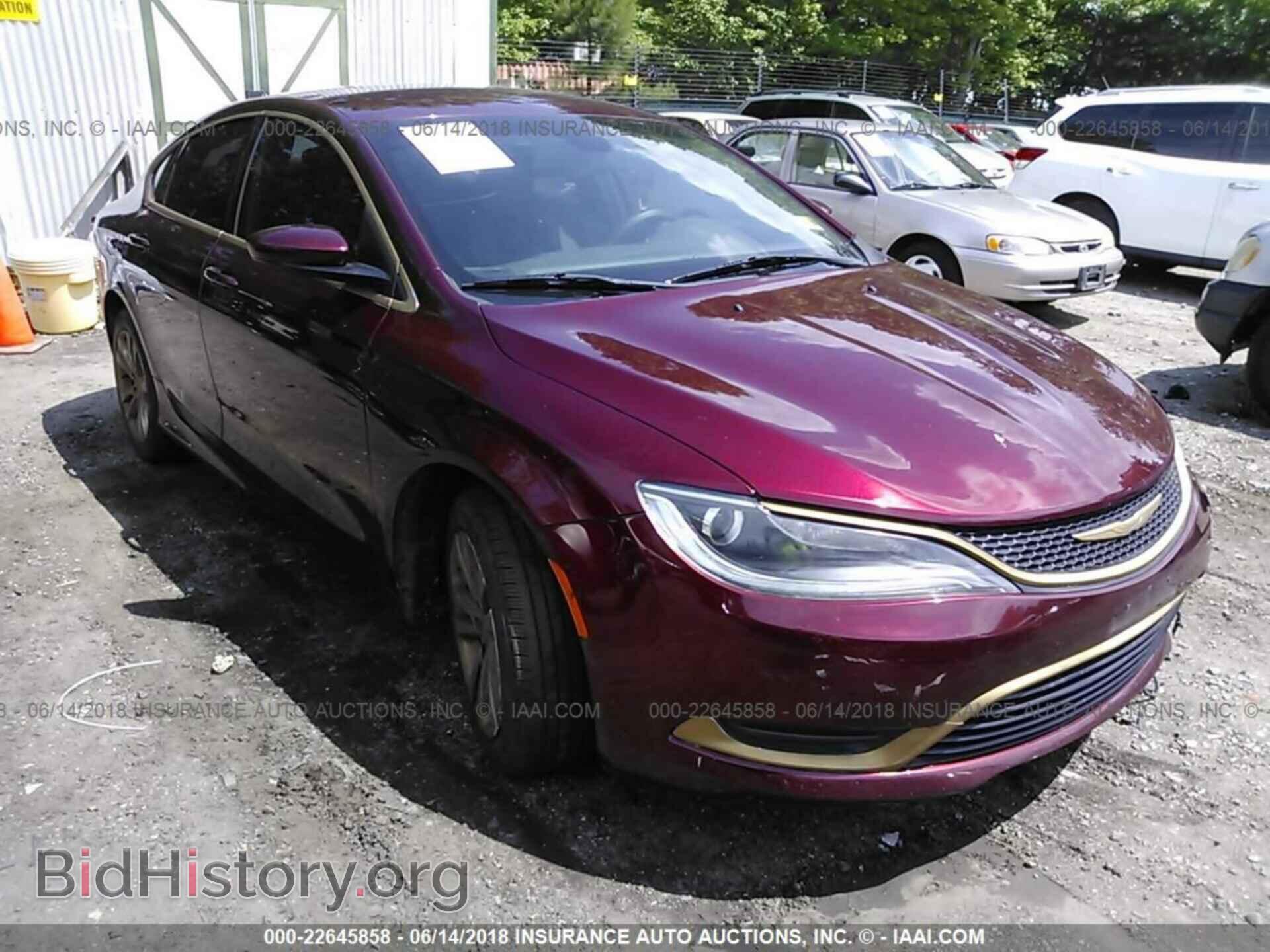 Photo 1C3CCCAB7FN696023 - Chrysler 200 2015